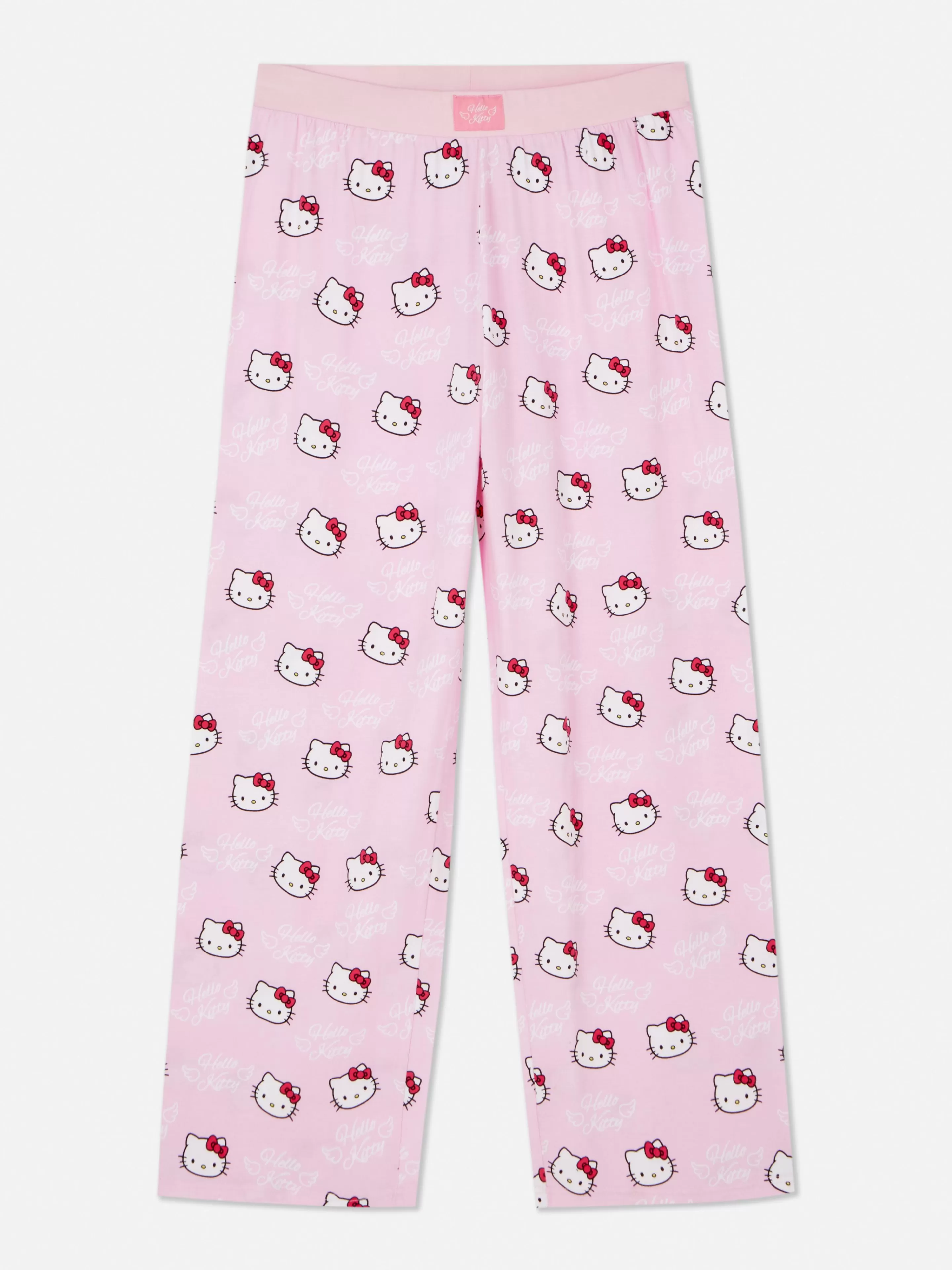 Mujer Primark Pantalones De Pijama | Pantalones De Pijama Anchos De Hello Kitty