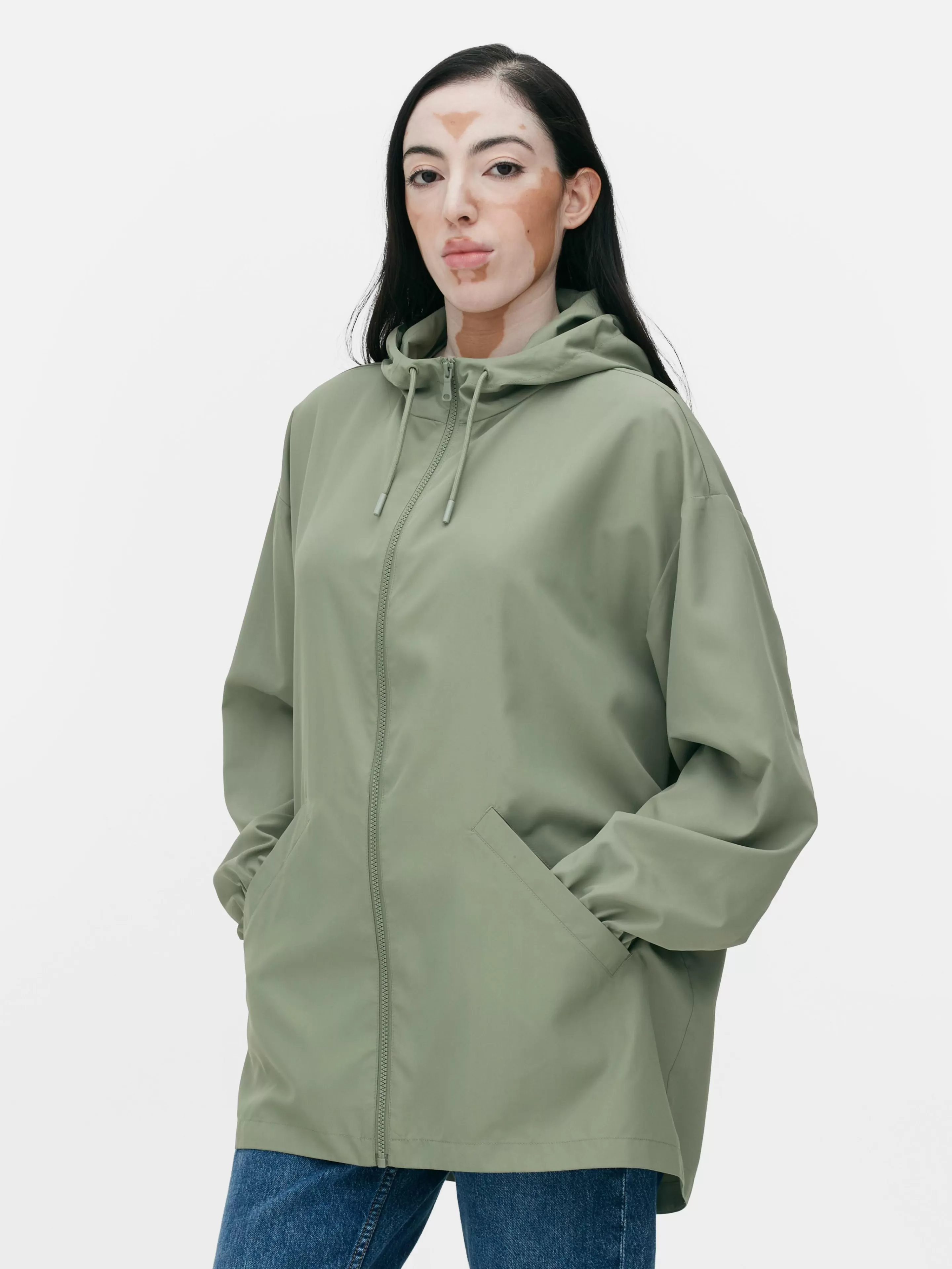 Mujer Primark Abrigos Y Chaquetas | Parka Impermeable Ligera Con Capucha