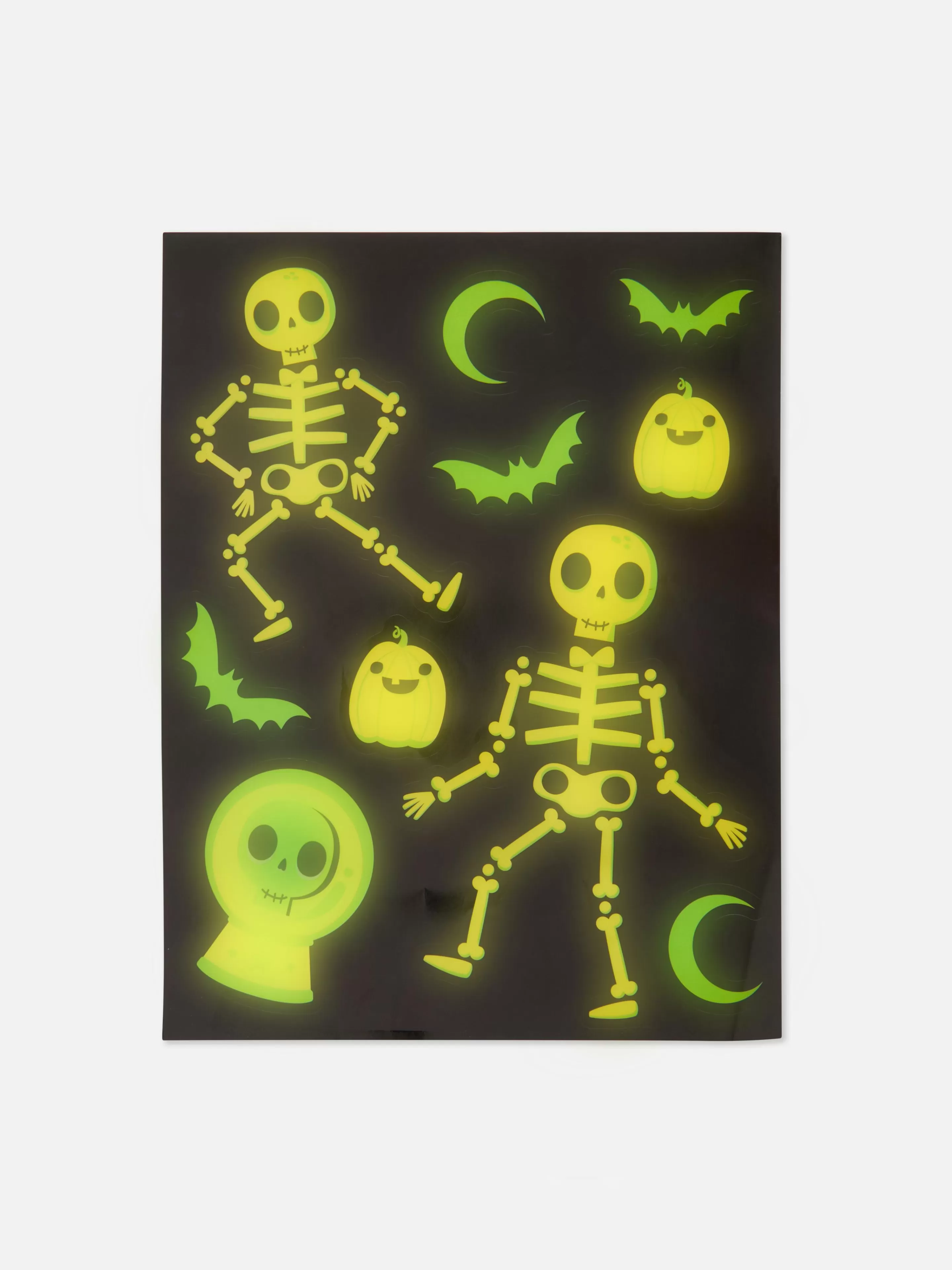 Niños Primark Decoración Y Regalos De Halloween | Manualidades | Pegatinas Fosforescentes De Halloween Para Ventanas