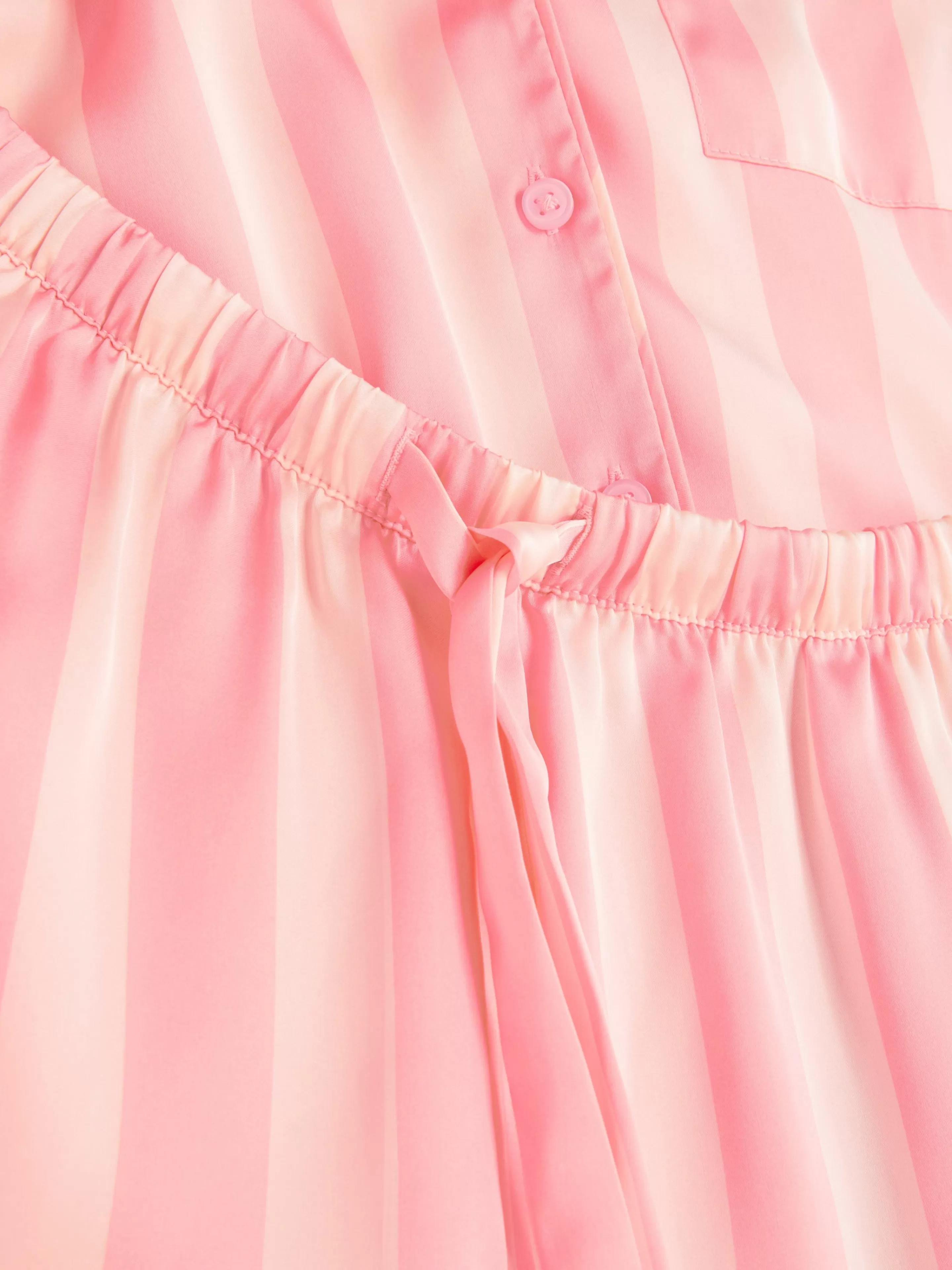 Mujer Primark Sets De Pijamas | Pijama Con Camisa Y Pantalones Cortos De Satén