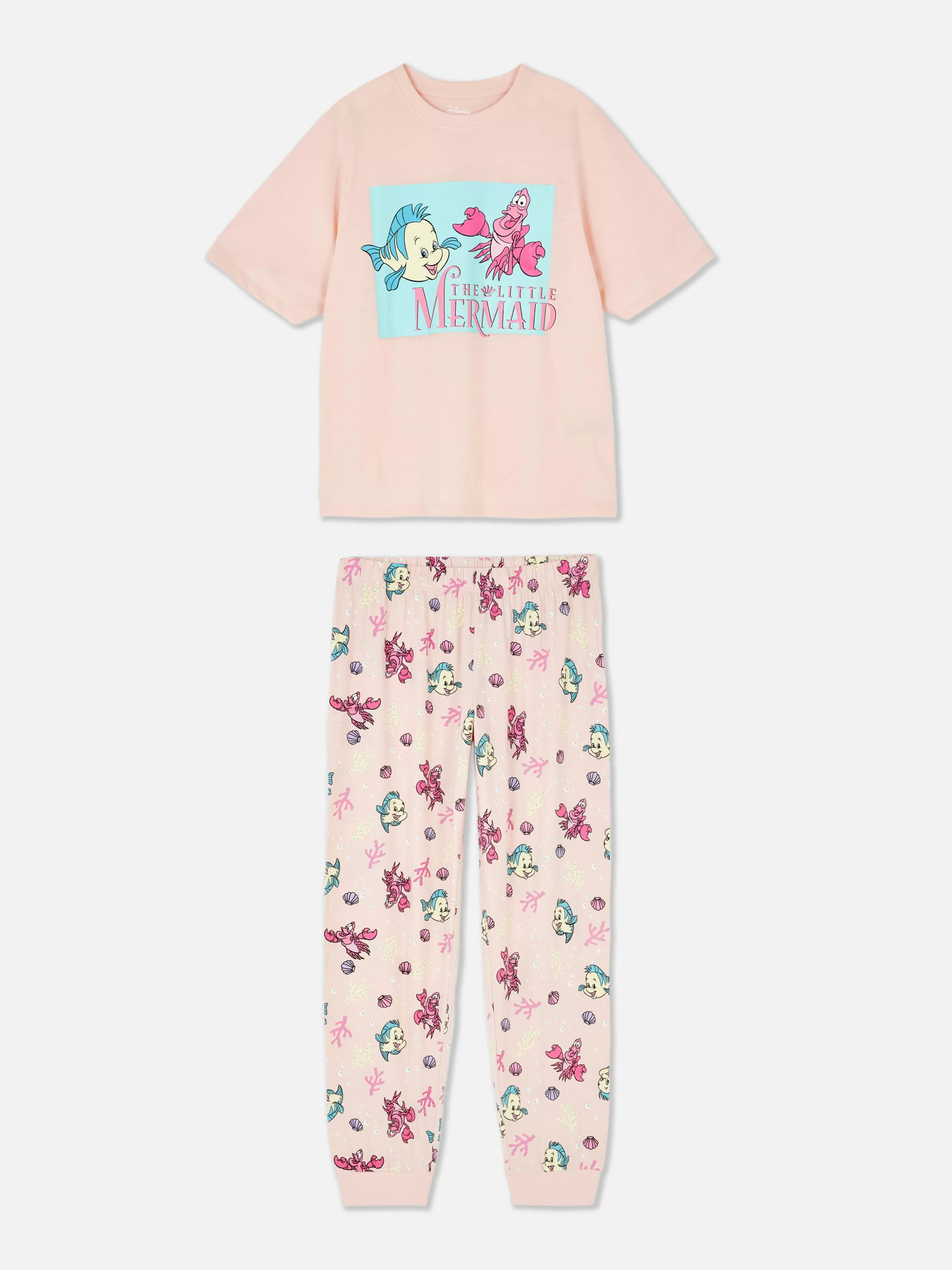 Mujer Primark Sets De Pijamas | Pijama Con Pantalón Con Bajos Ajustados De Disney