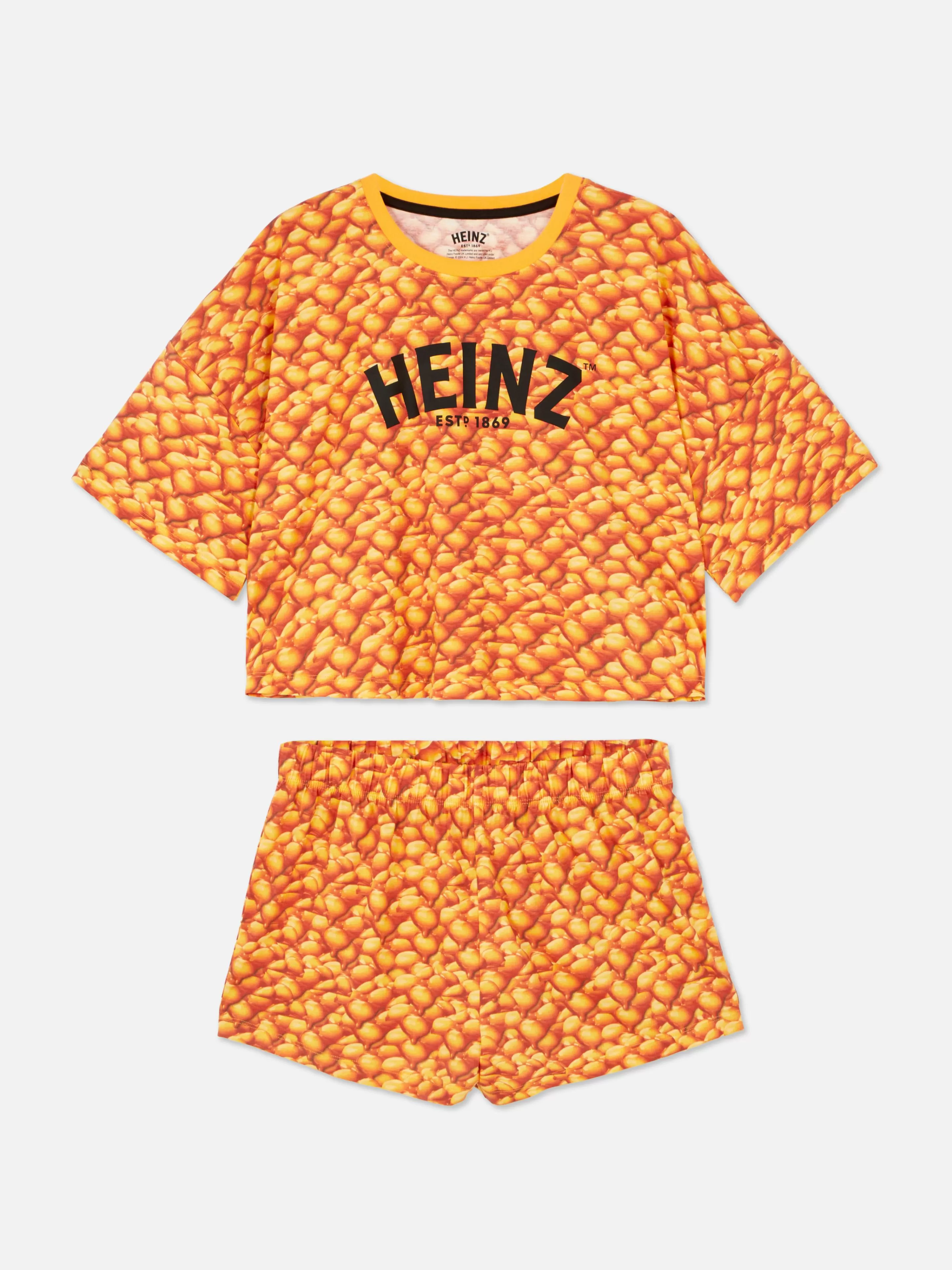 Mujer Primark Sets De Pijamas | Pijama Corto Con Estampado Gráfico De Heinz