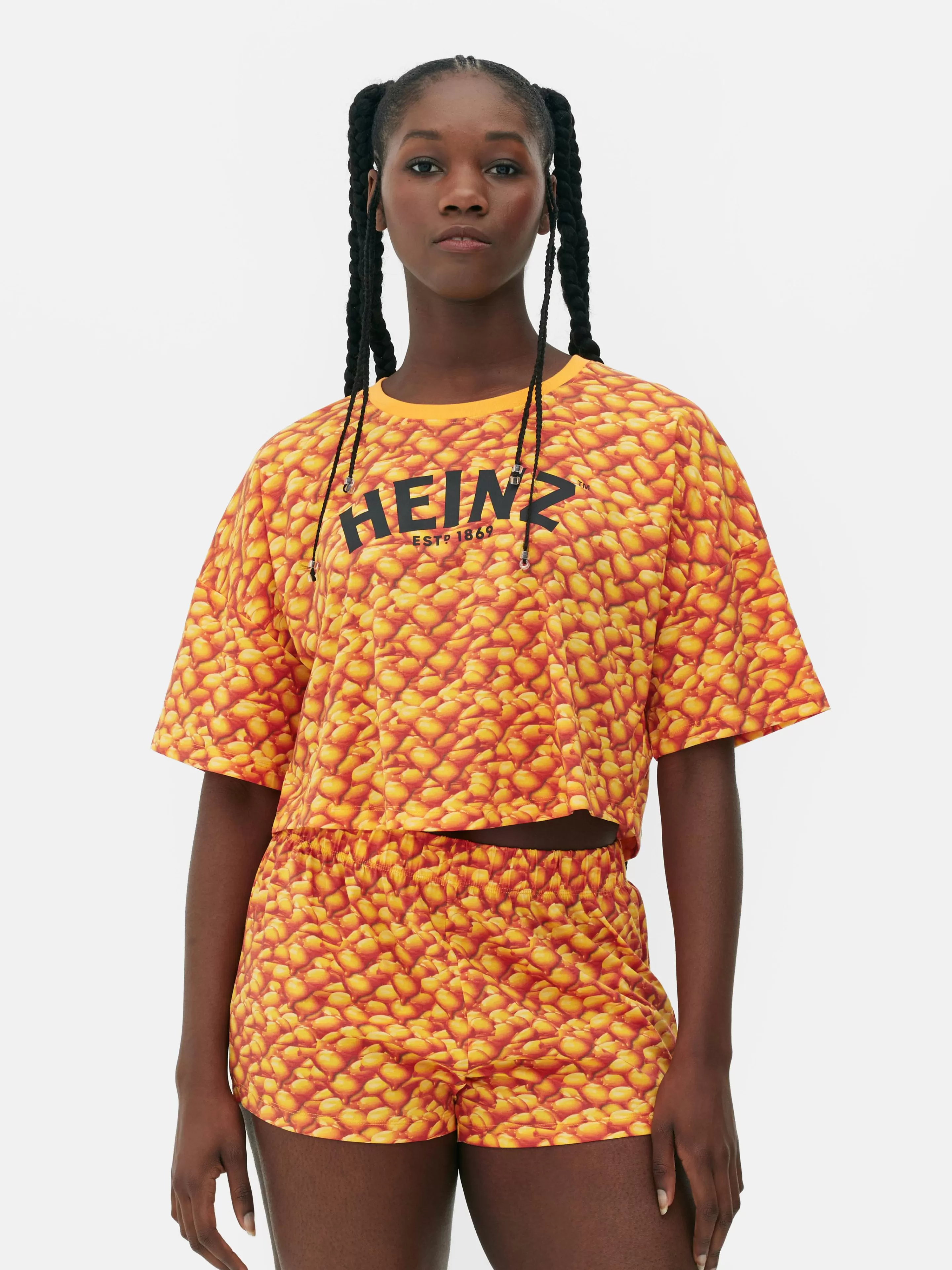 Mujer Primark Sets De Pijamas | Pijama Corto Con Estampado Gráfico De Heinz