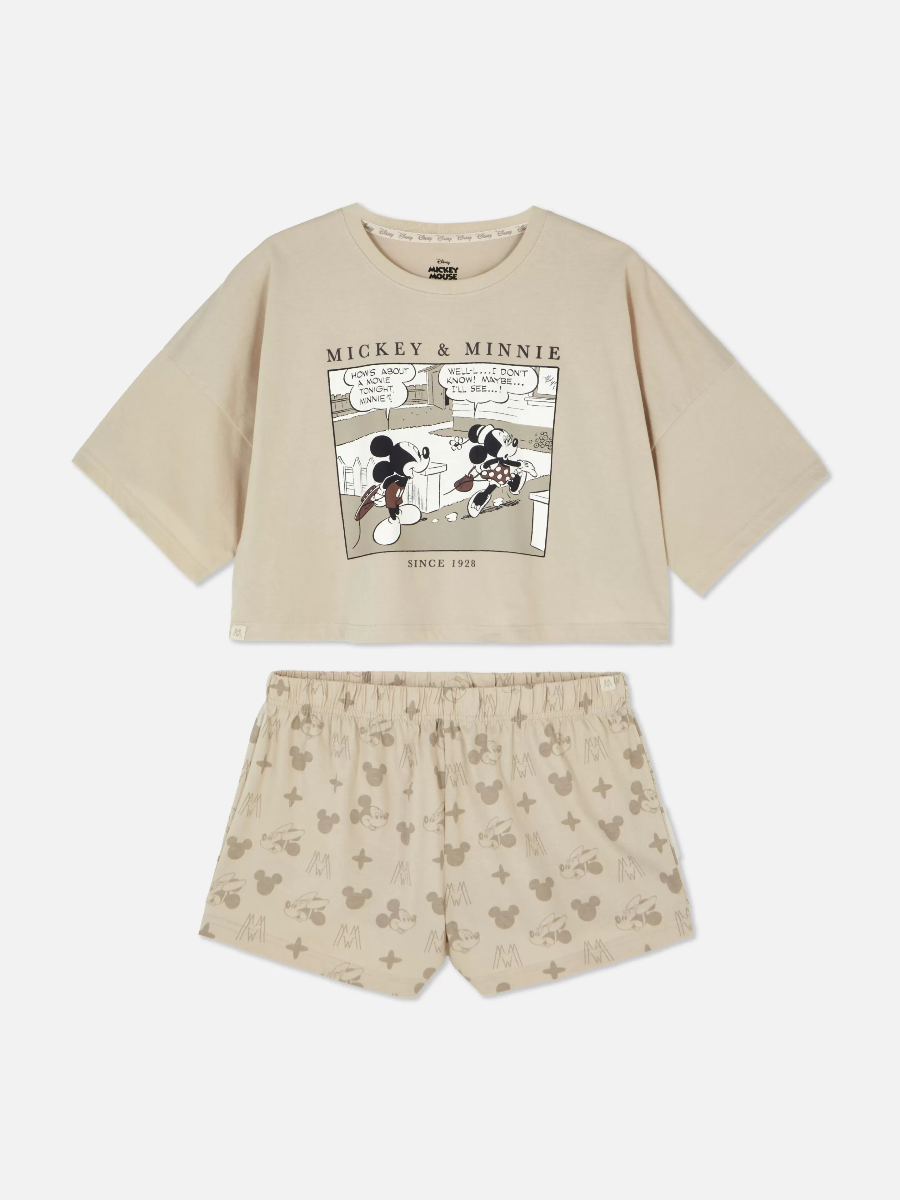 Mujer Primark Sets De Pijamas | Pijama Corto De Mickey Mouse De Disney