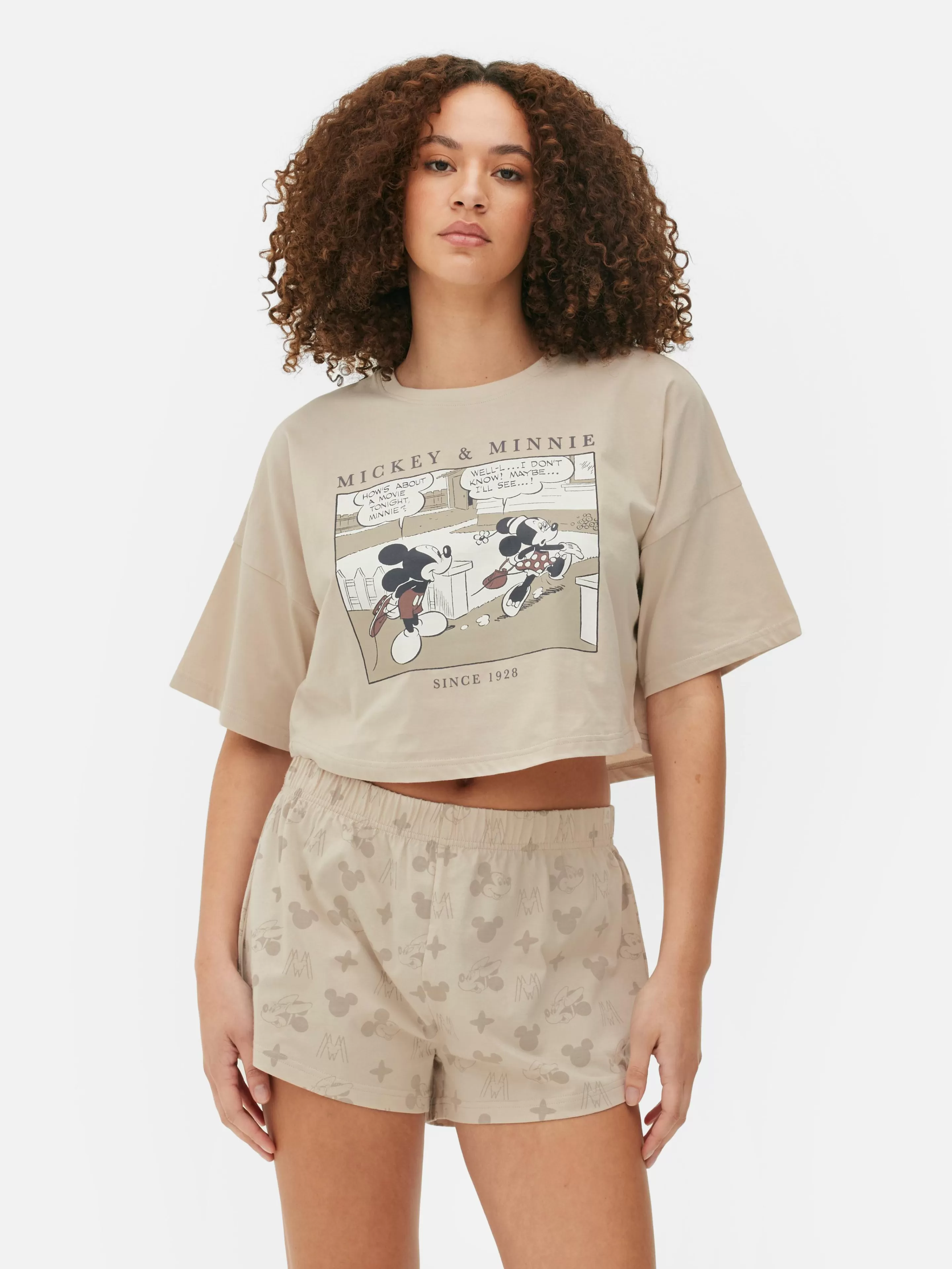 Mujer Primark Sets De Pijamas | Pijama Corto De Mickey Mouse De Disney
