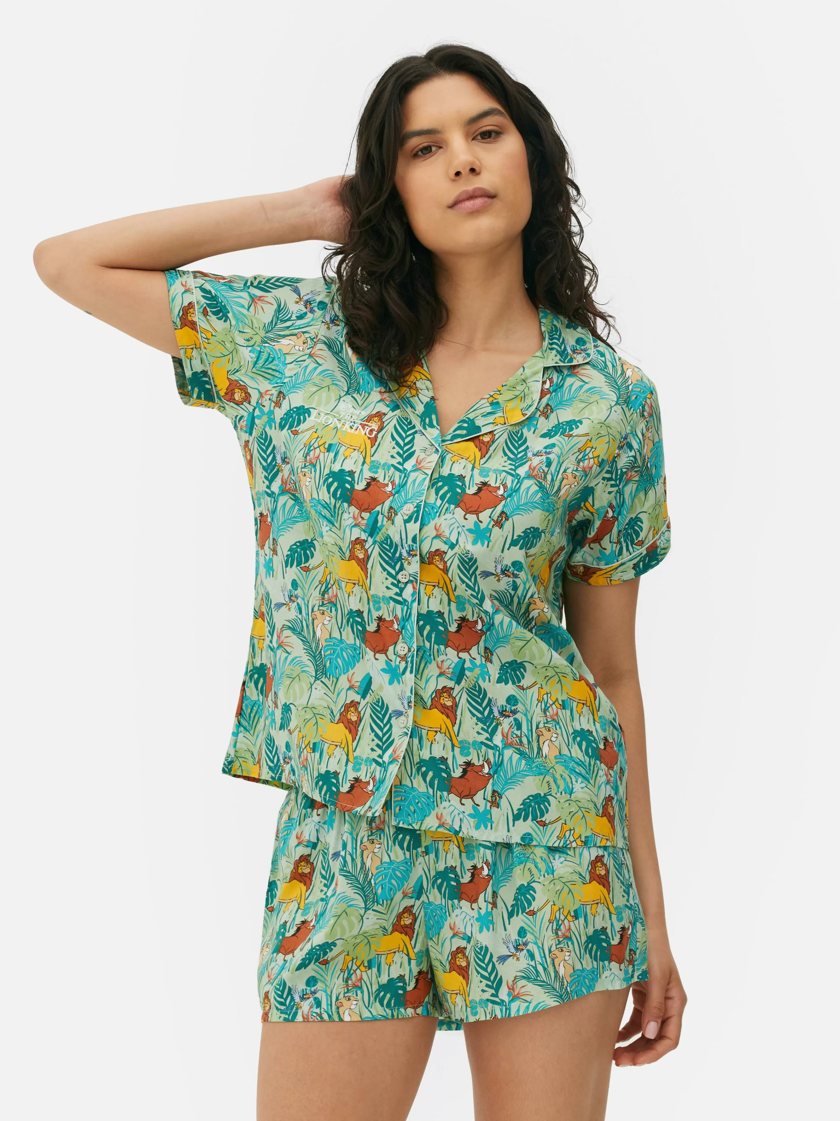 Mujer Primark Sets De Pijamas | Pijama Corto De Punto De El Rey León De Disney