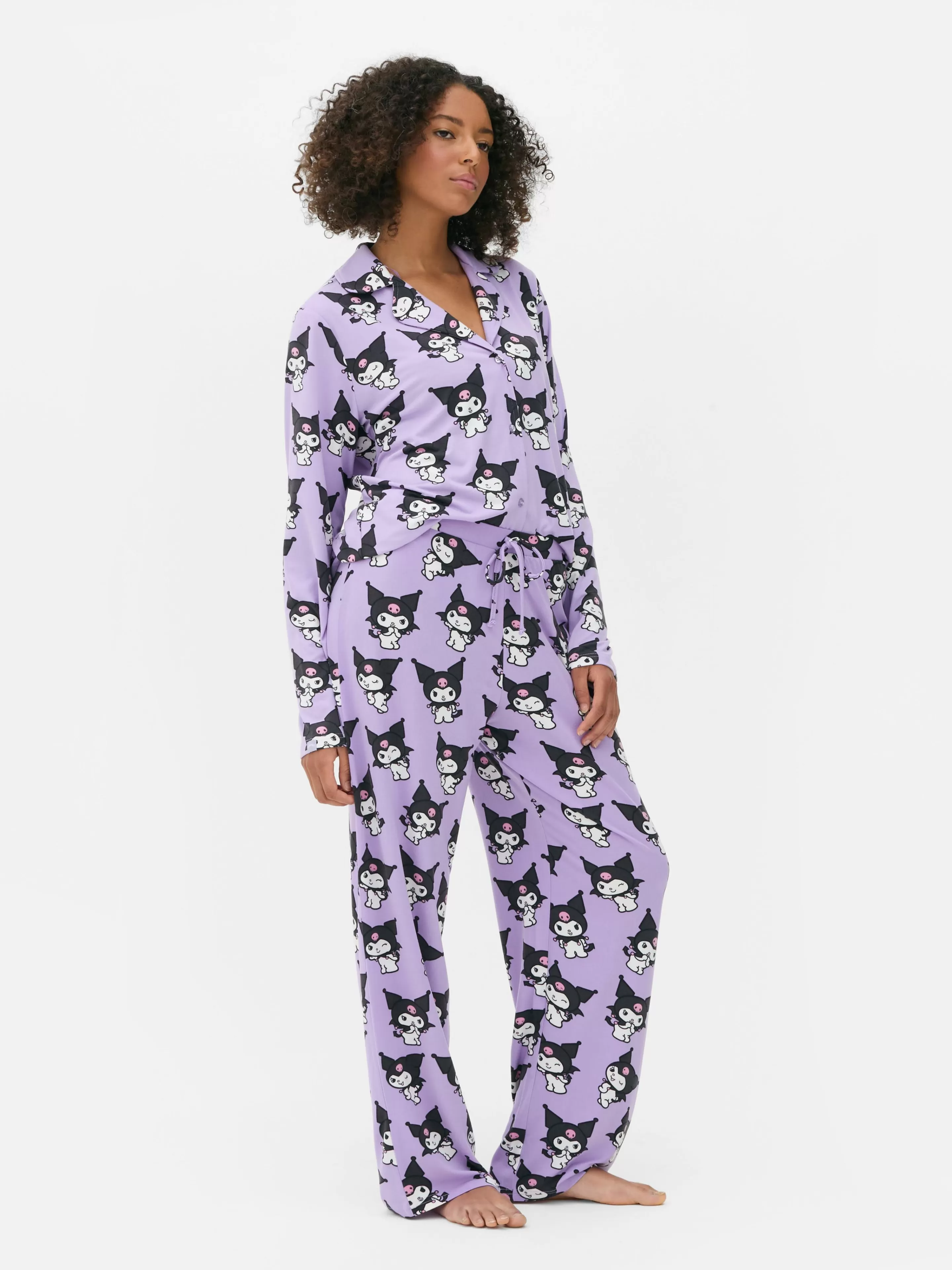 Mujer Primark Sets De Pijamas | Pijama De Corte Boyfriend De Kuromi