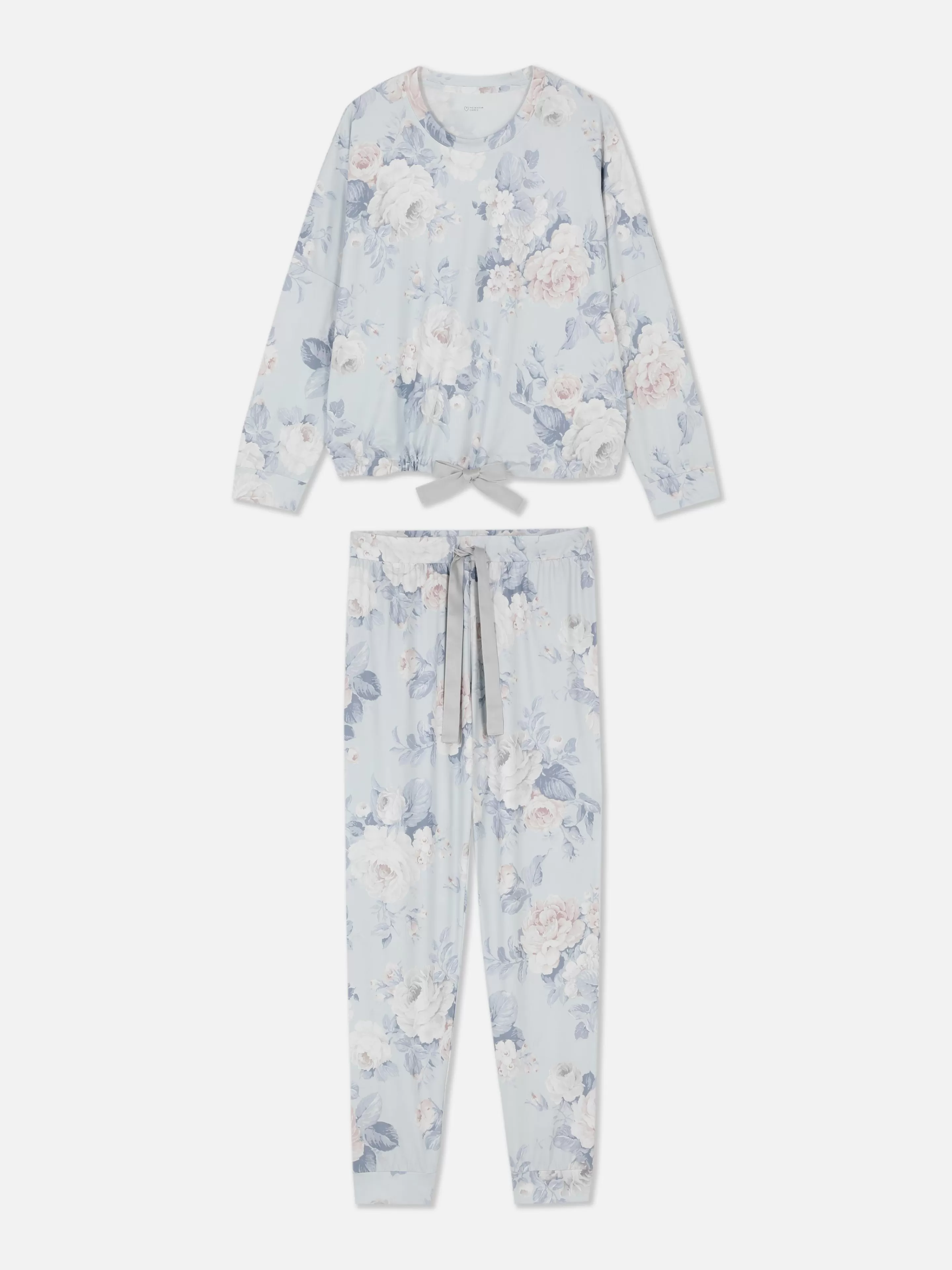 Mujer Primark Sets De Pijamas | Pijama De Manga Larga Con Lazo Decorativo
