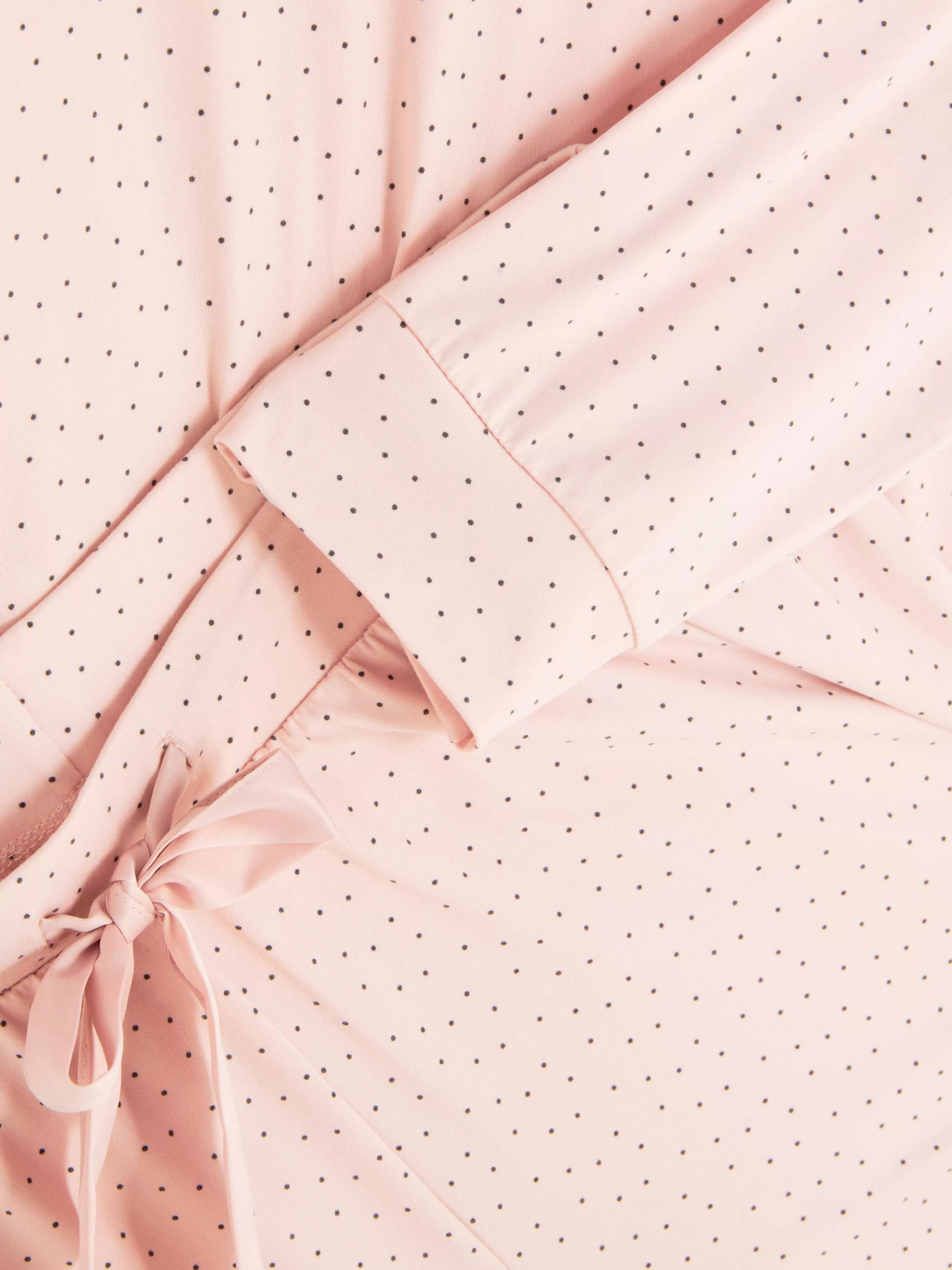 Mujer Primark Sets De Pijamas | Pijama De Manga Larga Con Lazo Decorativo