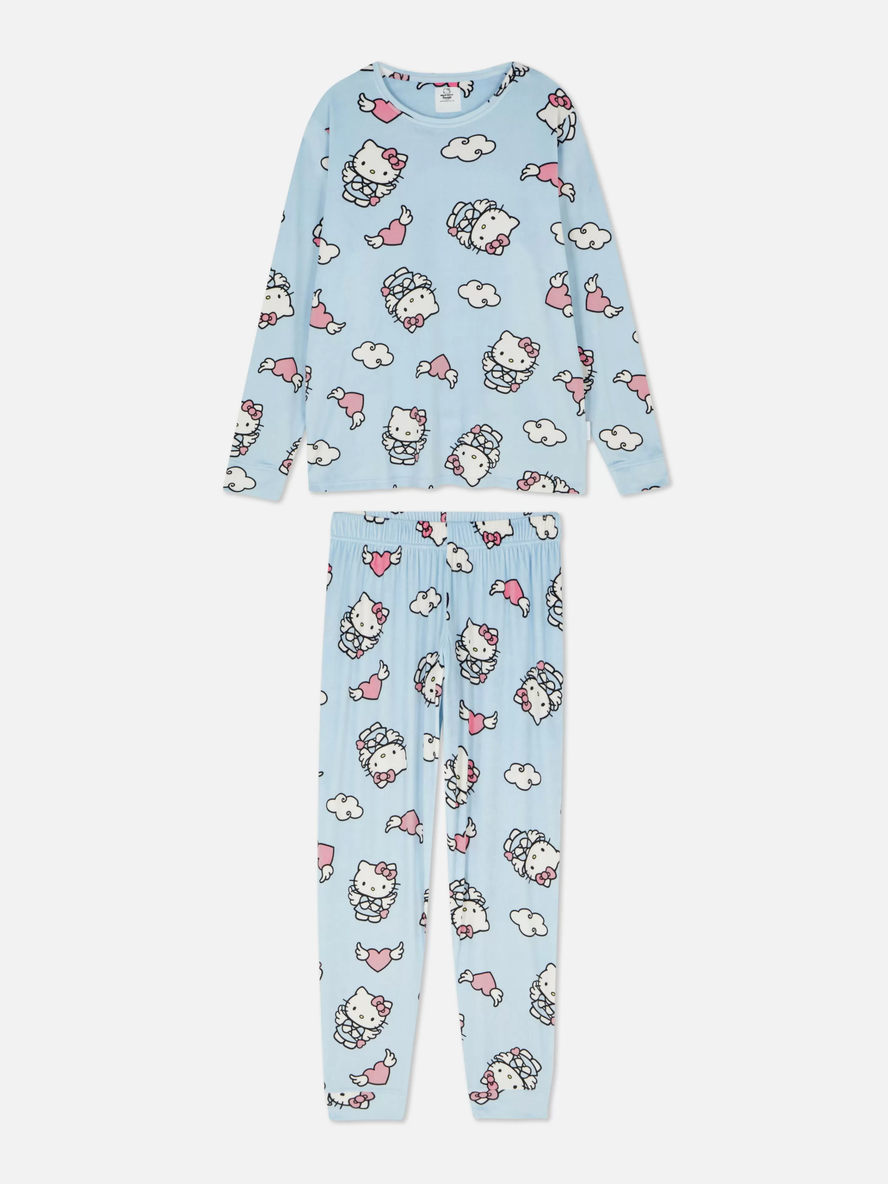 Mujer Primark Sets De Pijamas | Pijama De Manga Larga De Hello Kitty