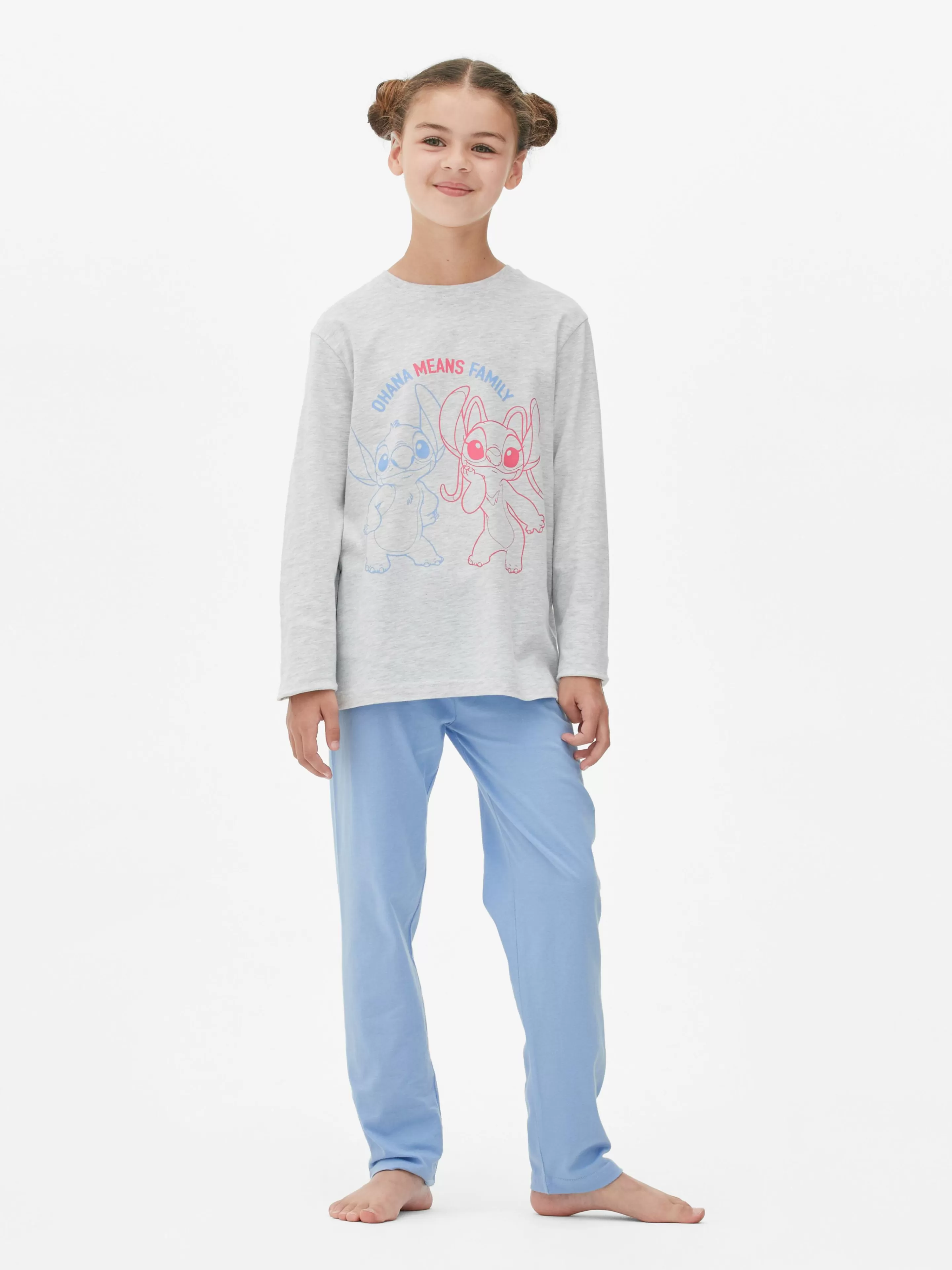 Niños Primark Pijamas Y Ropa Para Dormir | Pijama De Manga Larga De Stitch De Disney