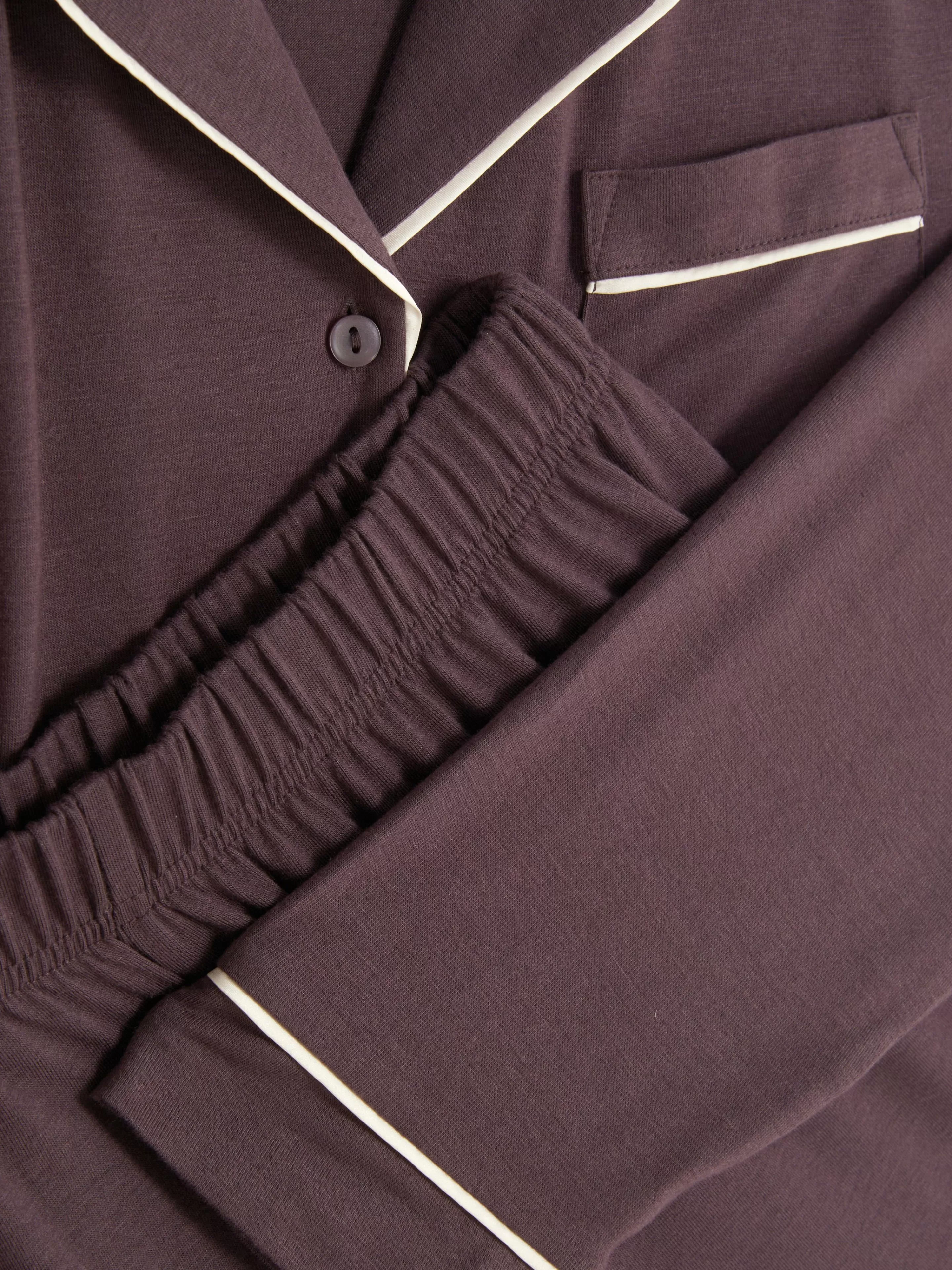 Mujer Primark Sets De Pijamas | Pijama De Punto Y Manga Larga De Corte Masculino