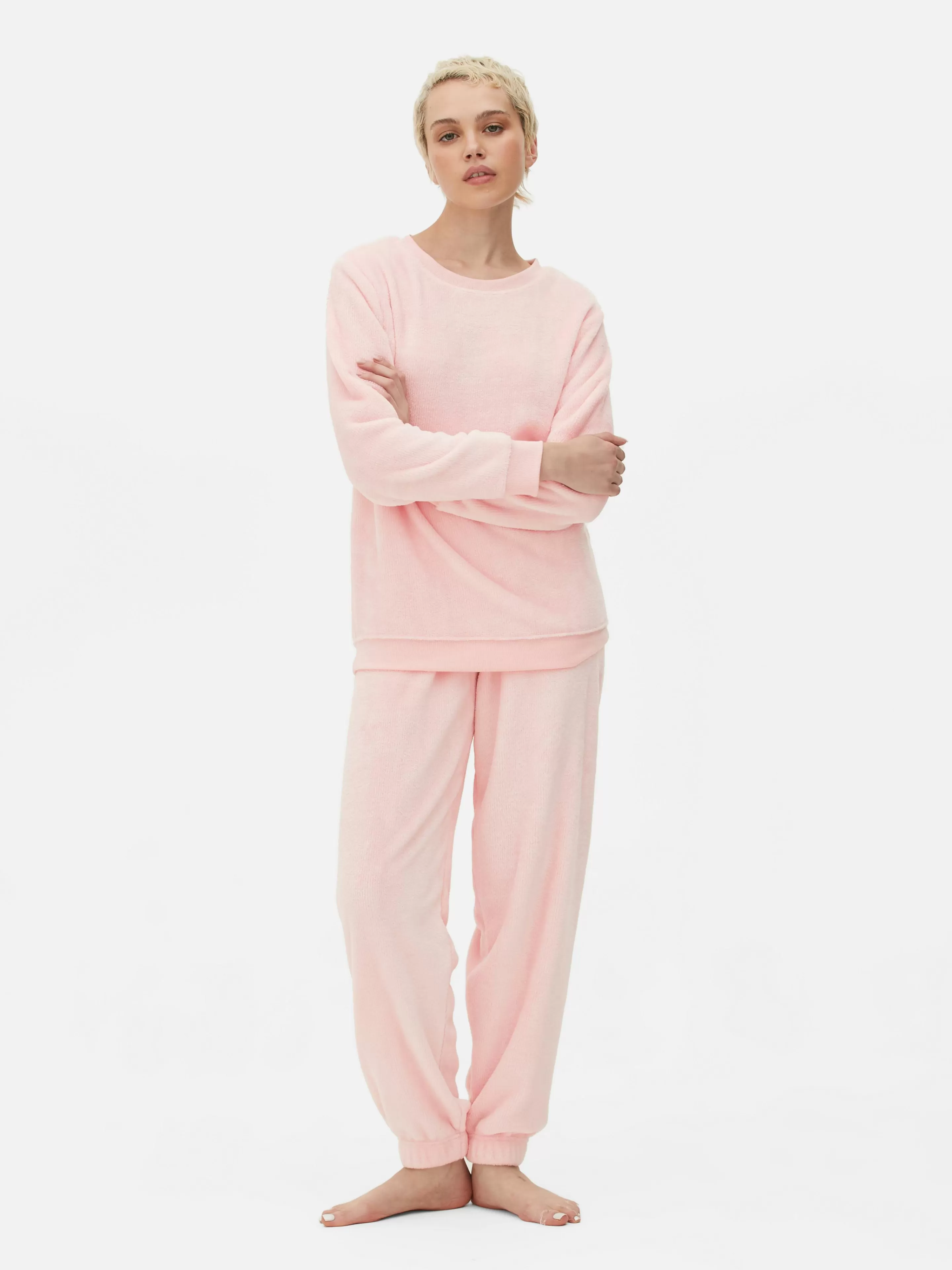 Mujer Primark Sets De Pijamas | Pijama De Tejido Polar De Manga Larga