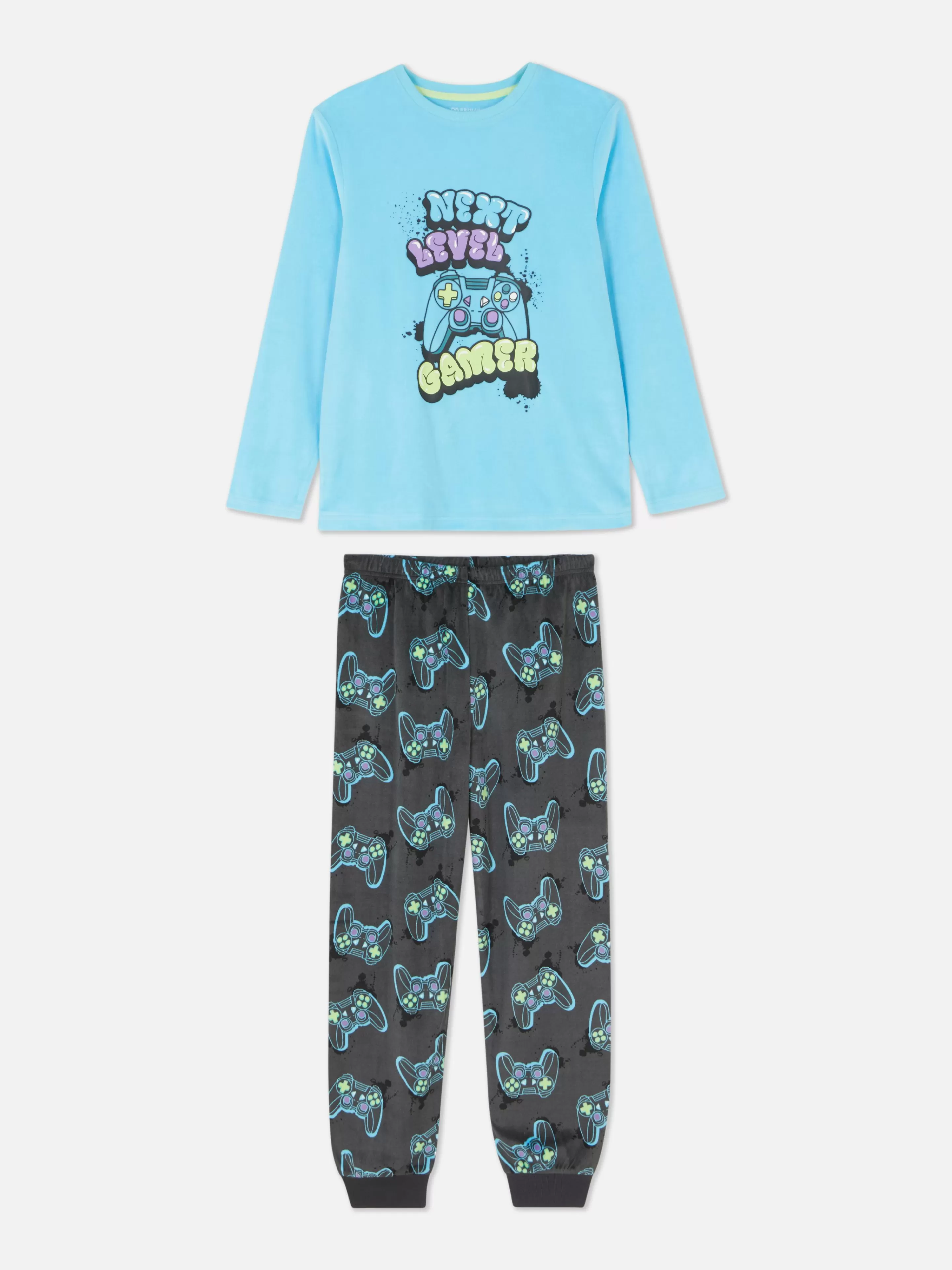 Niños Primark Pijamas Y Ropa Para Dormir | Pijama Dos Piezas Con Mando De Videojuegos