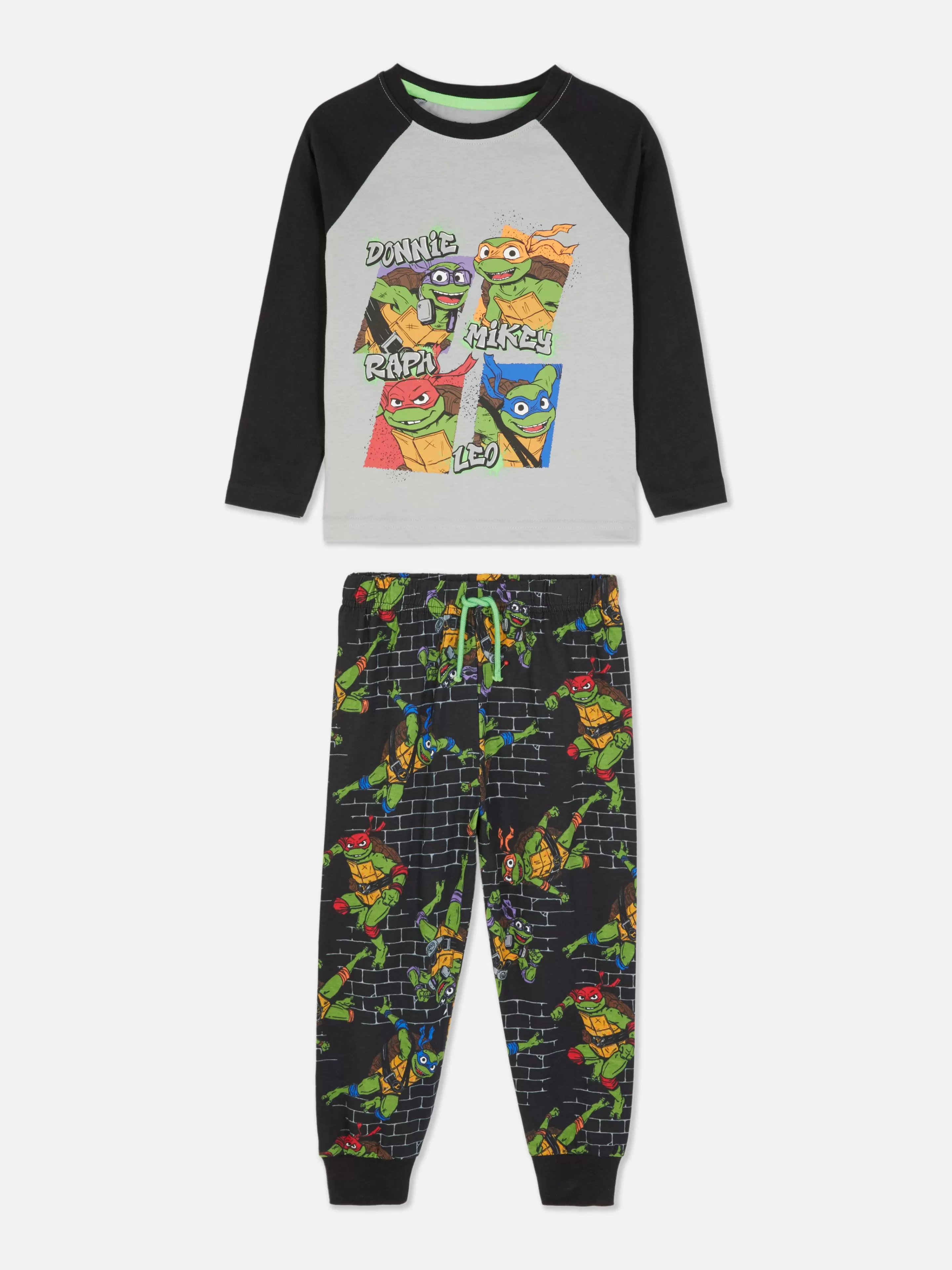 Niños Primark Pijamas Y Ropa Para Dormir | Pijama Largo De Las Tortugas Ninja