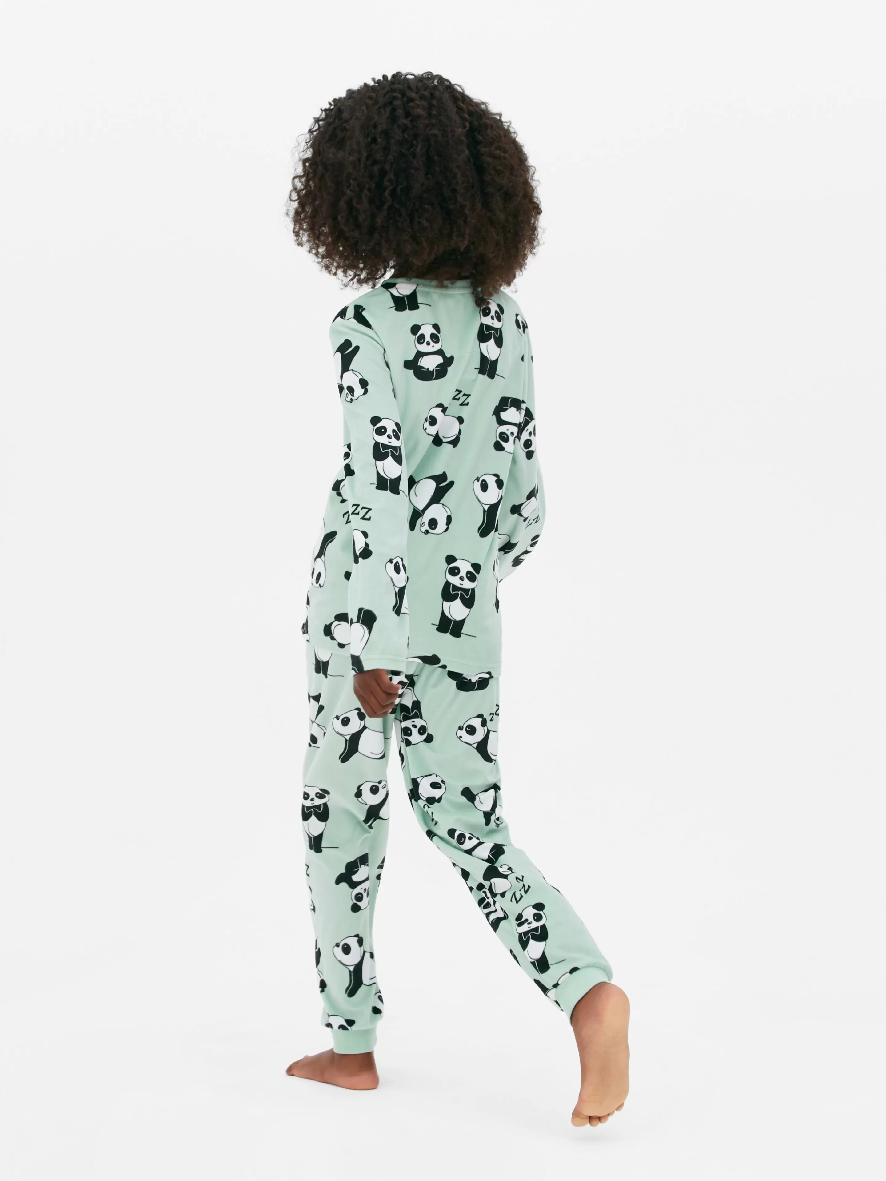 Niños Primark Pijamas Y Ropa Para Dormir | Pijama Largo De Velvetón Con Pandas