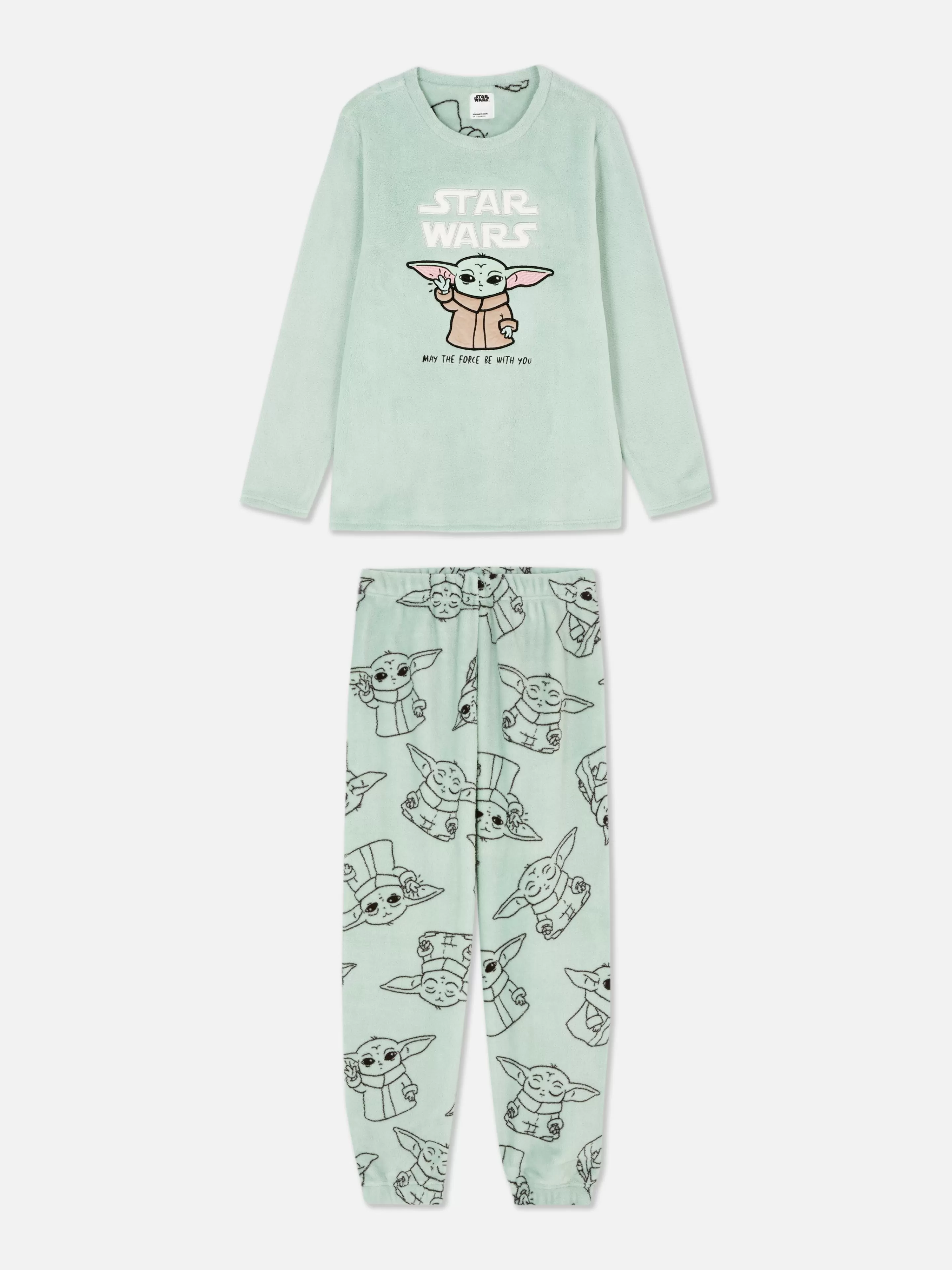 Mujer Primark Sets De Pijamas | Pijama Polar De Baby Yoda De Star Wars