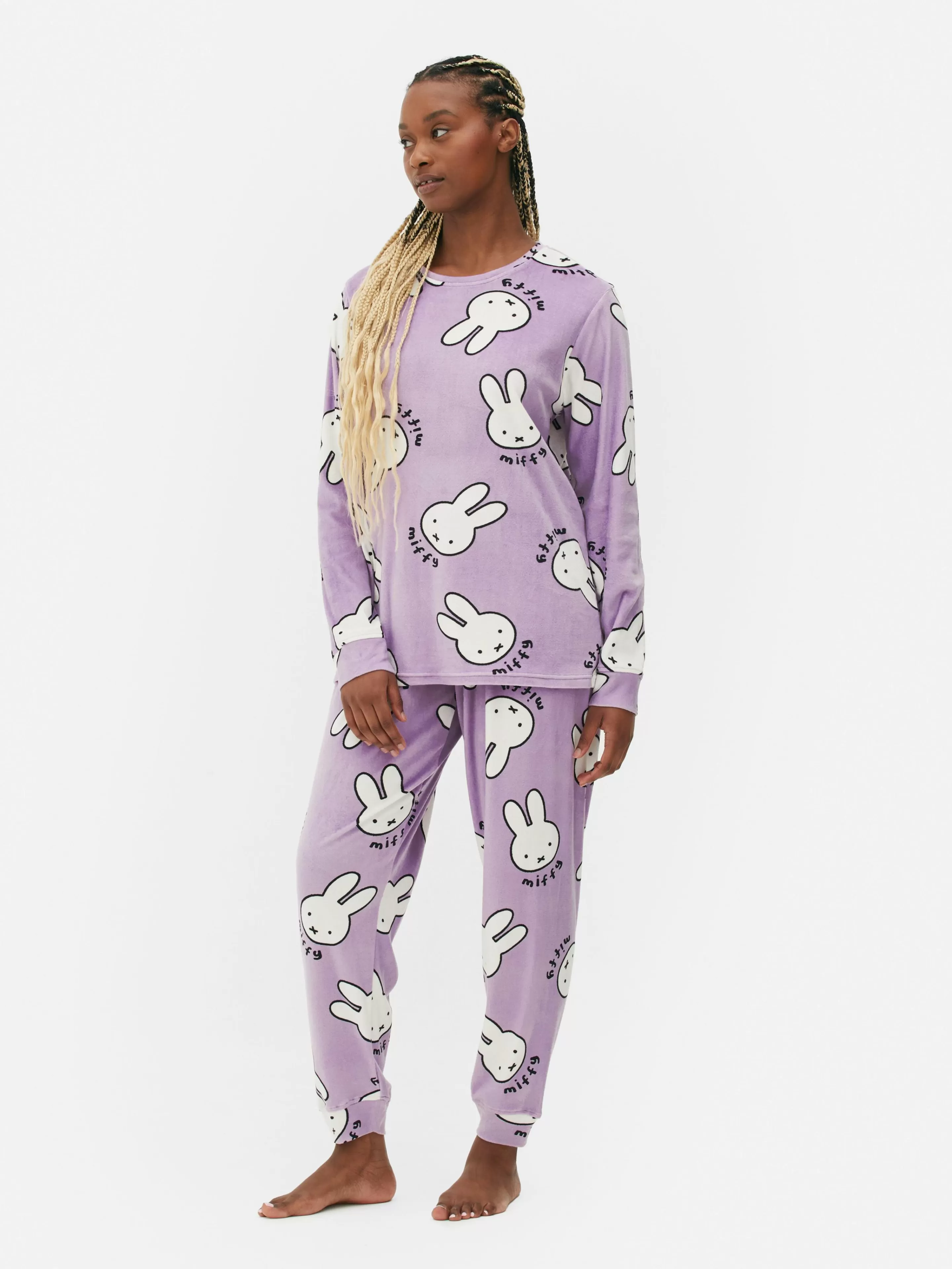 Mujer Primark Sets De Pijamas | Pijama Polar De Manga Larga De Miffy