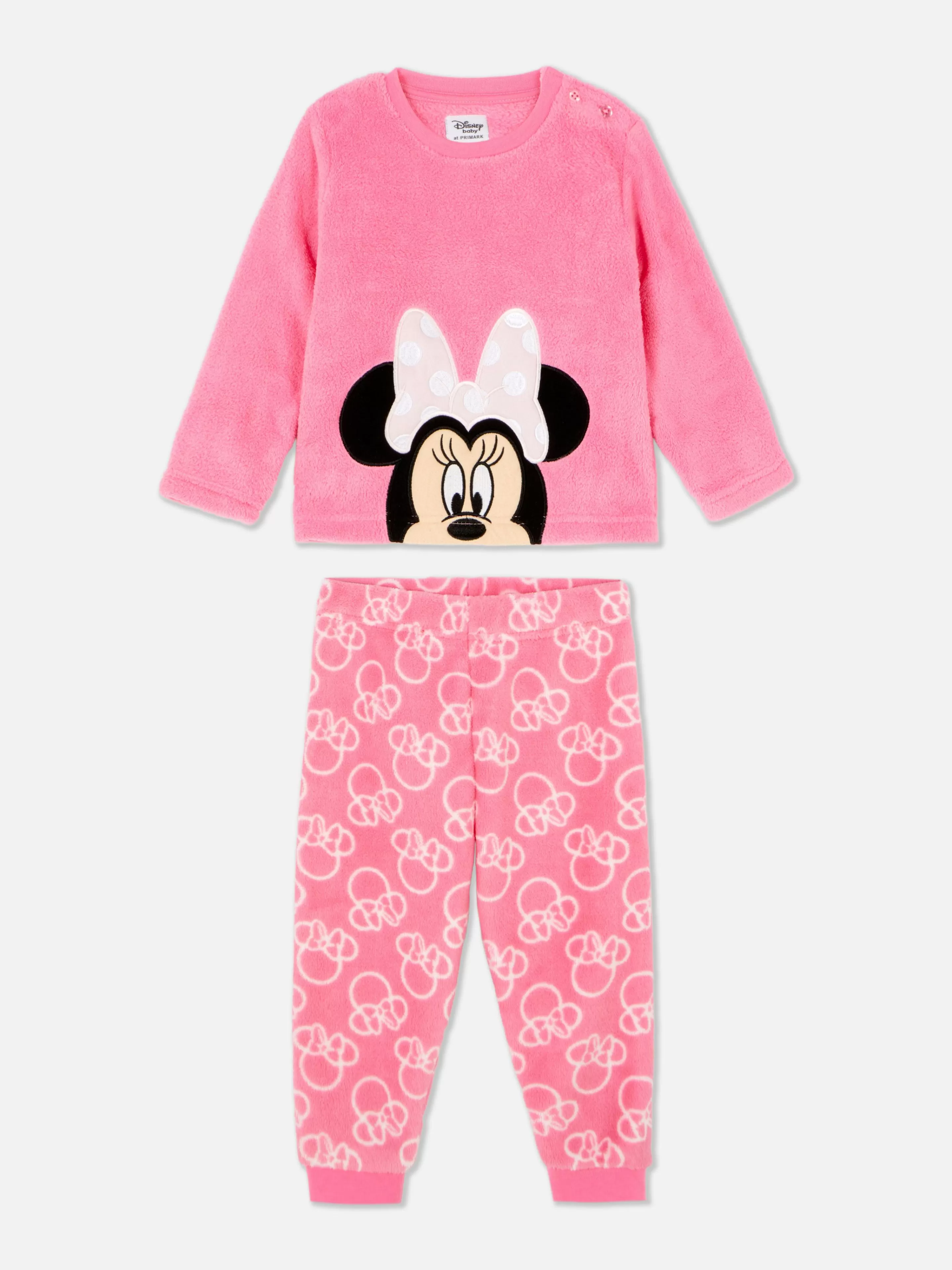 Primark Pijamas Y Ropa Para Dormir | Pijama Polar De Minnie Mouse De Disney