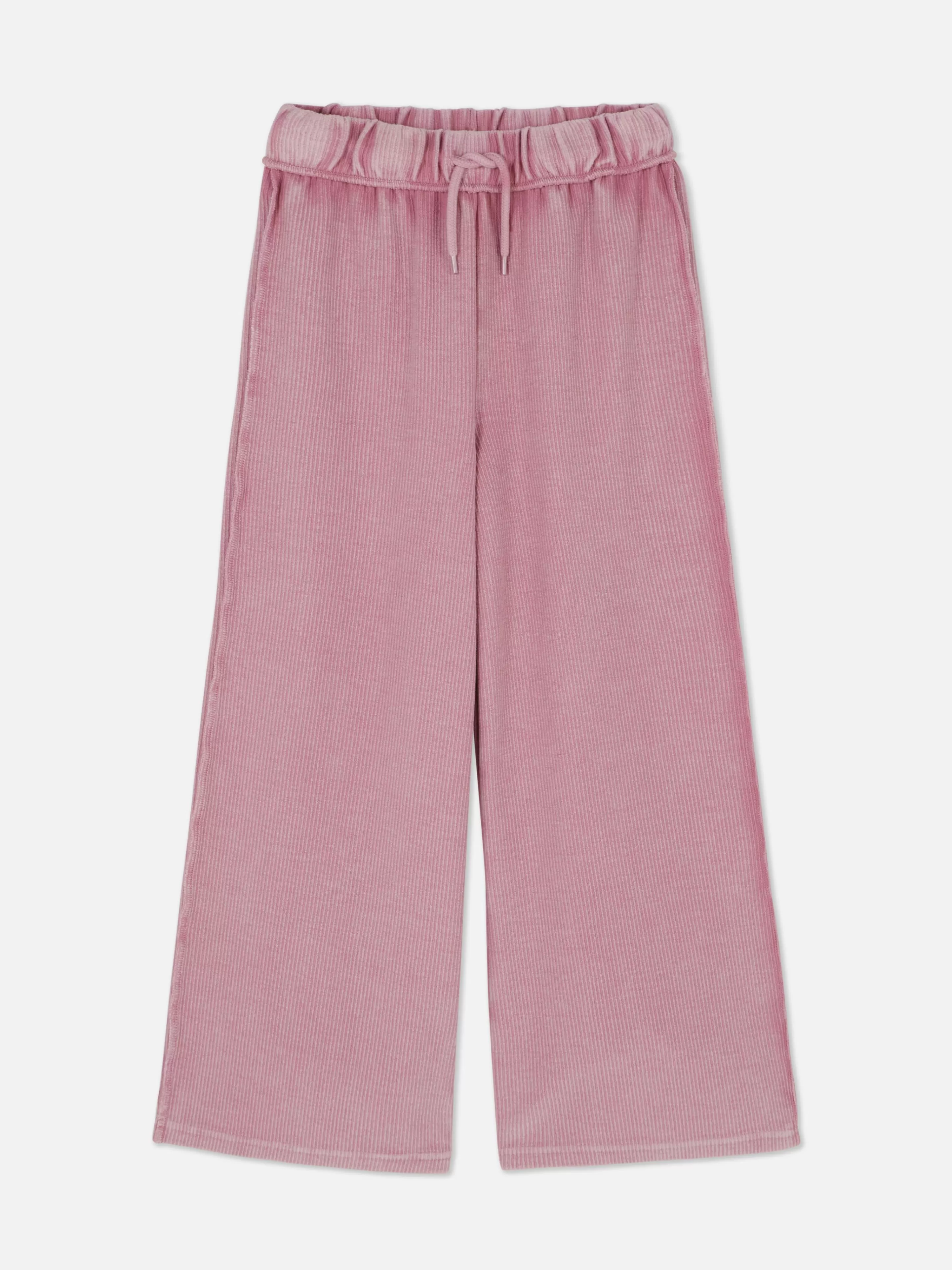 Niños Primark Pantalones De Chándal | Ribbed Wide Leg Joggers