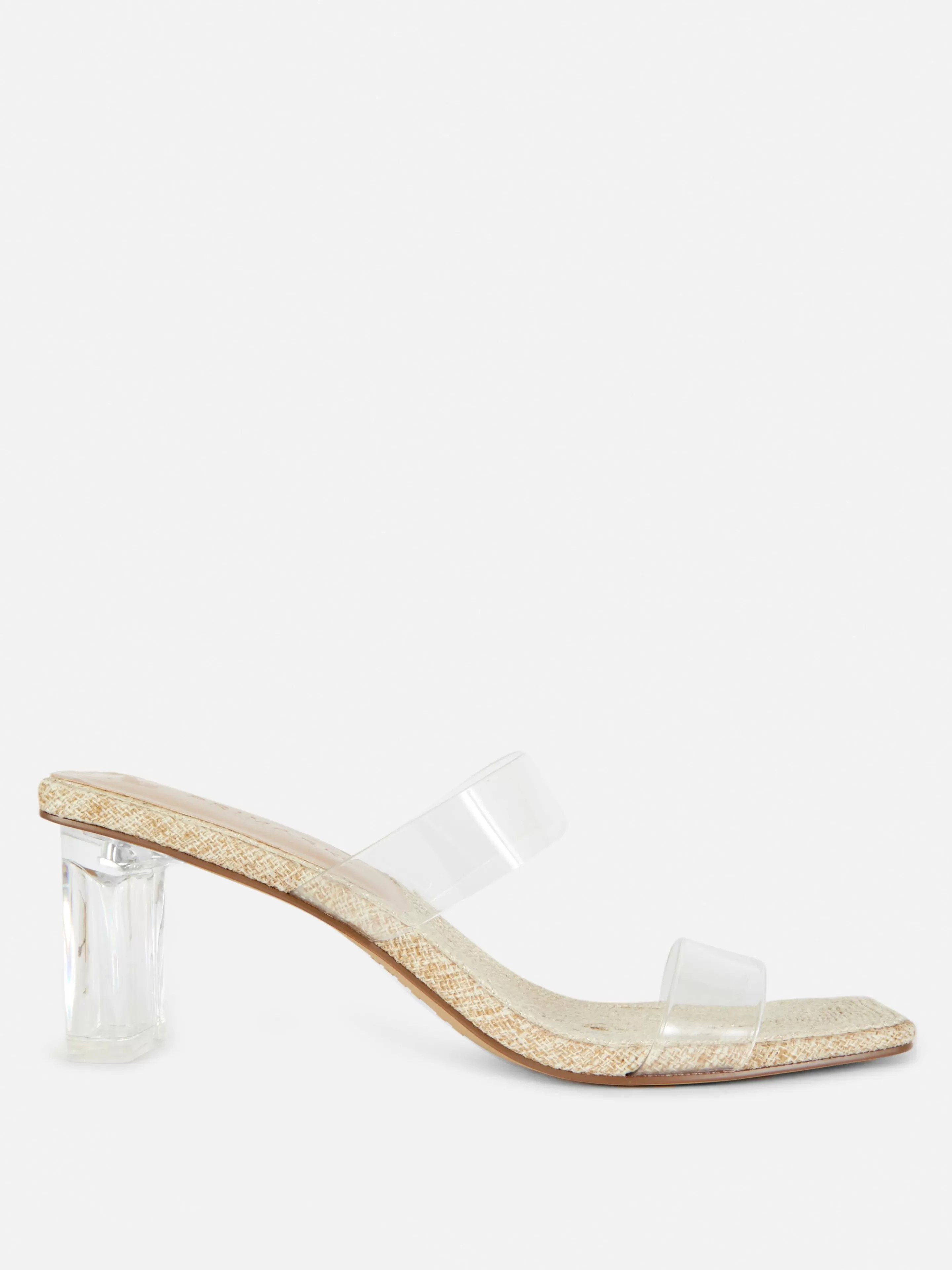 Mujer Primark Tacones | Sandalias De Tacón Transparente De Paula Echevarría