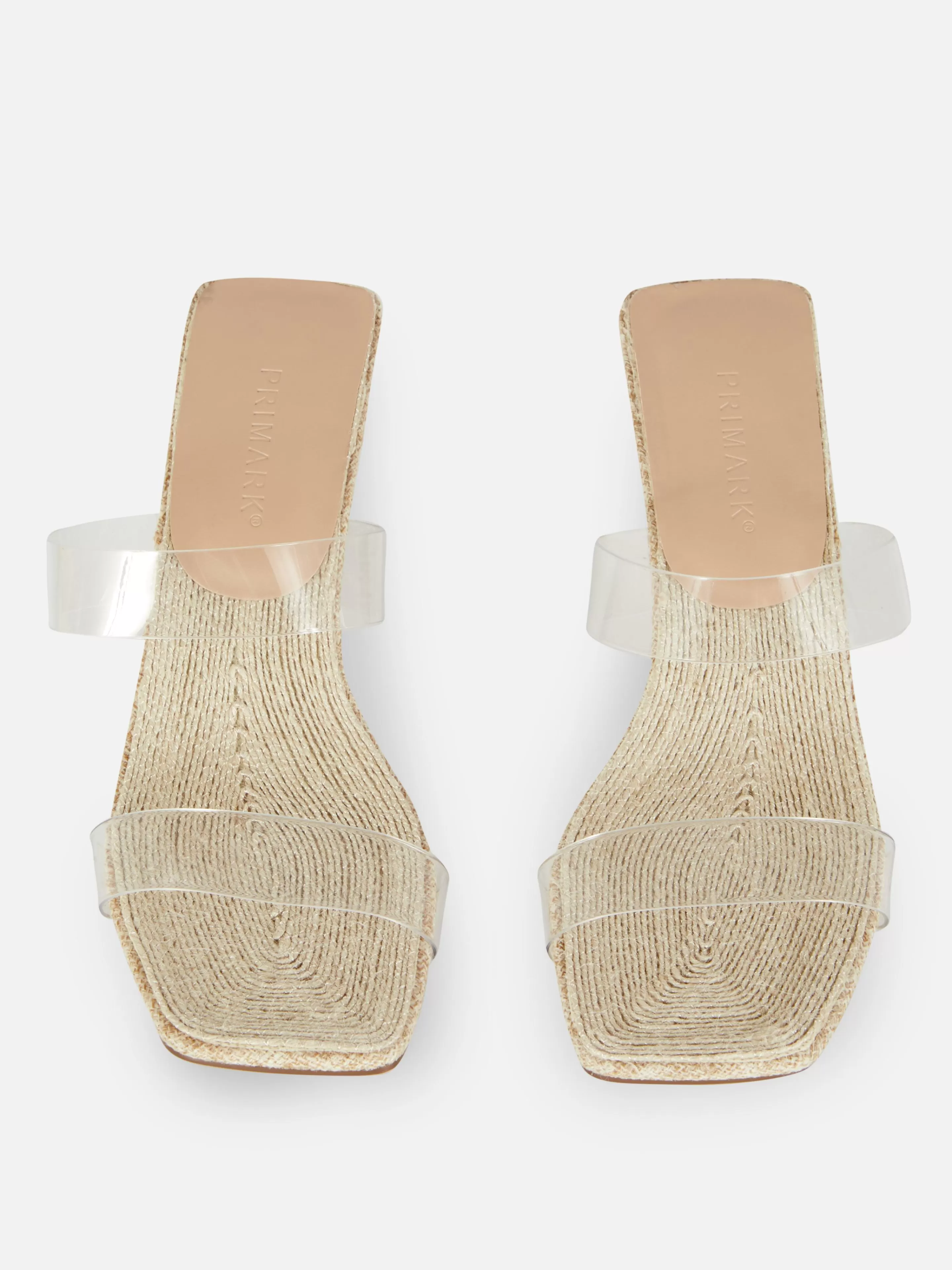 Mujer Primark Tacones | Sandalias De Tacón Transparente De Paula Echevarría