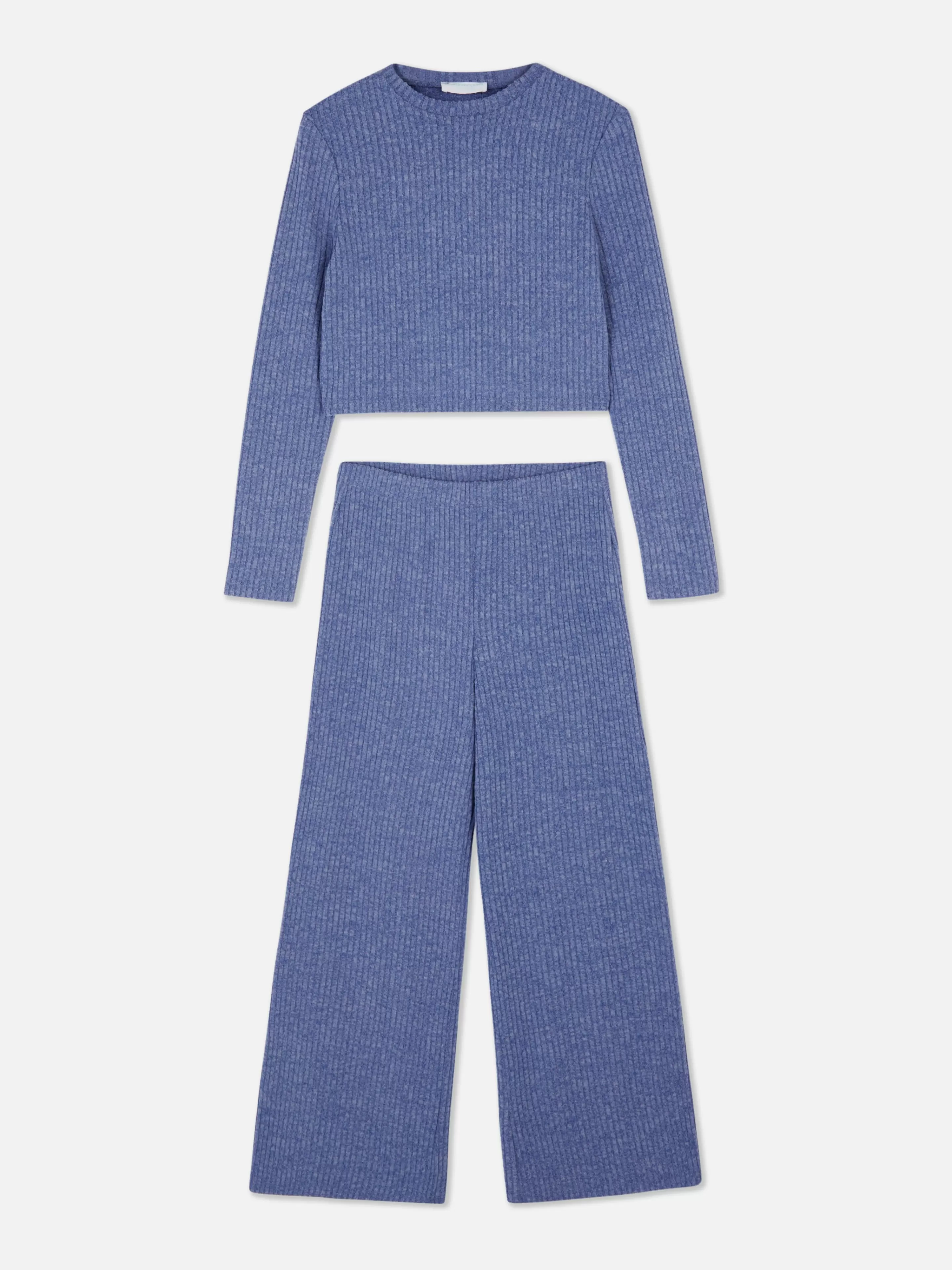 Niños Primark Conjuntos Y Sets | Set De Camiseta De Manga Larga Y Leggings De Canalé