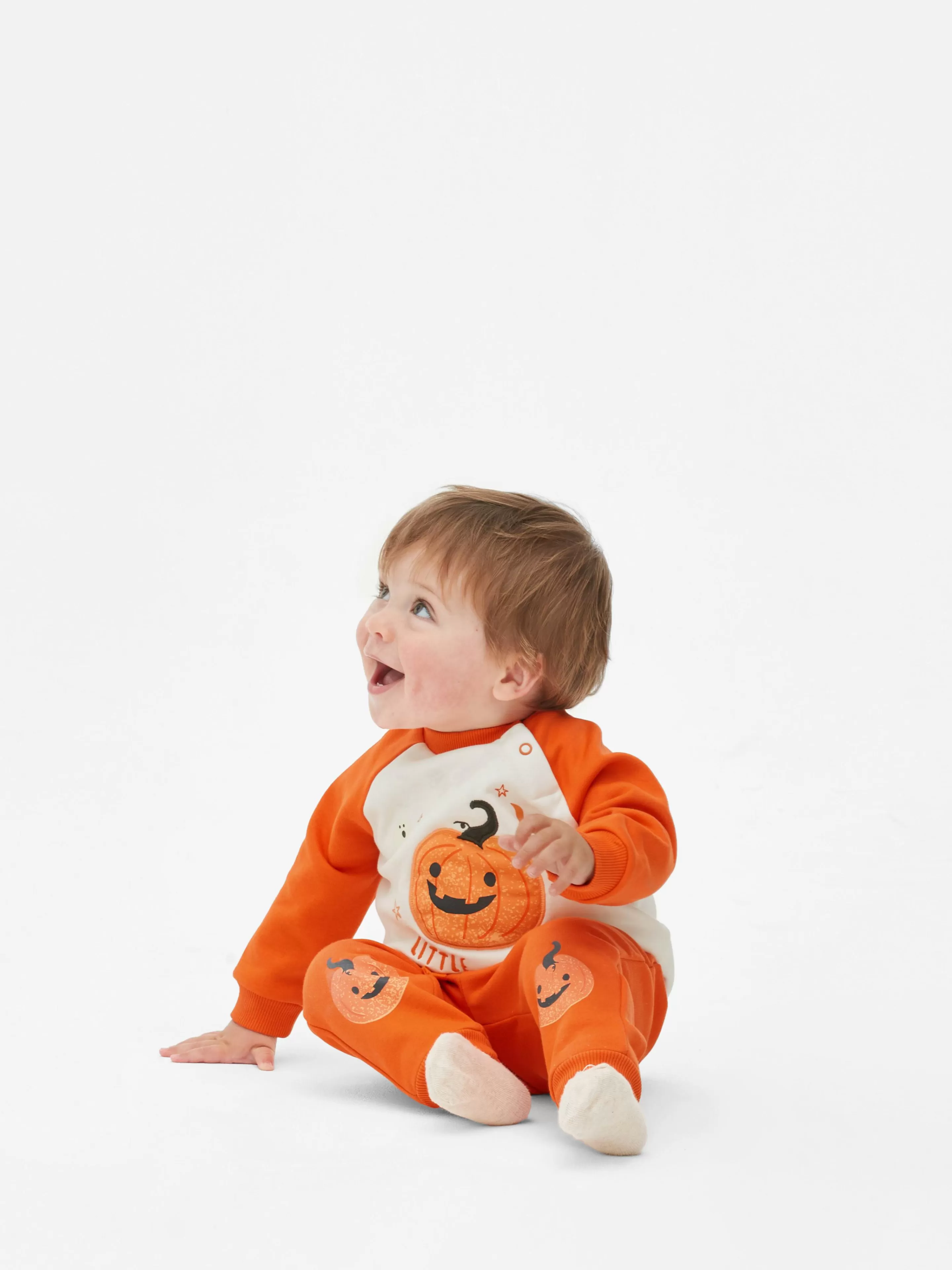 Primark Disfraces De Halloween Infantiles | Conjuntos Y Sets | Set De Sudadera Y Joggers Con Calabazas De Halloween