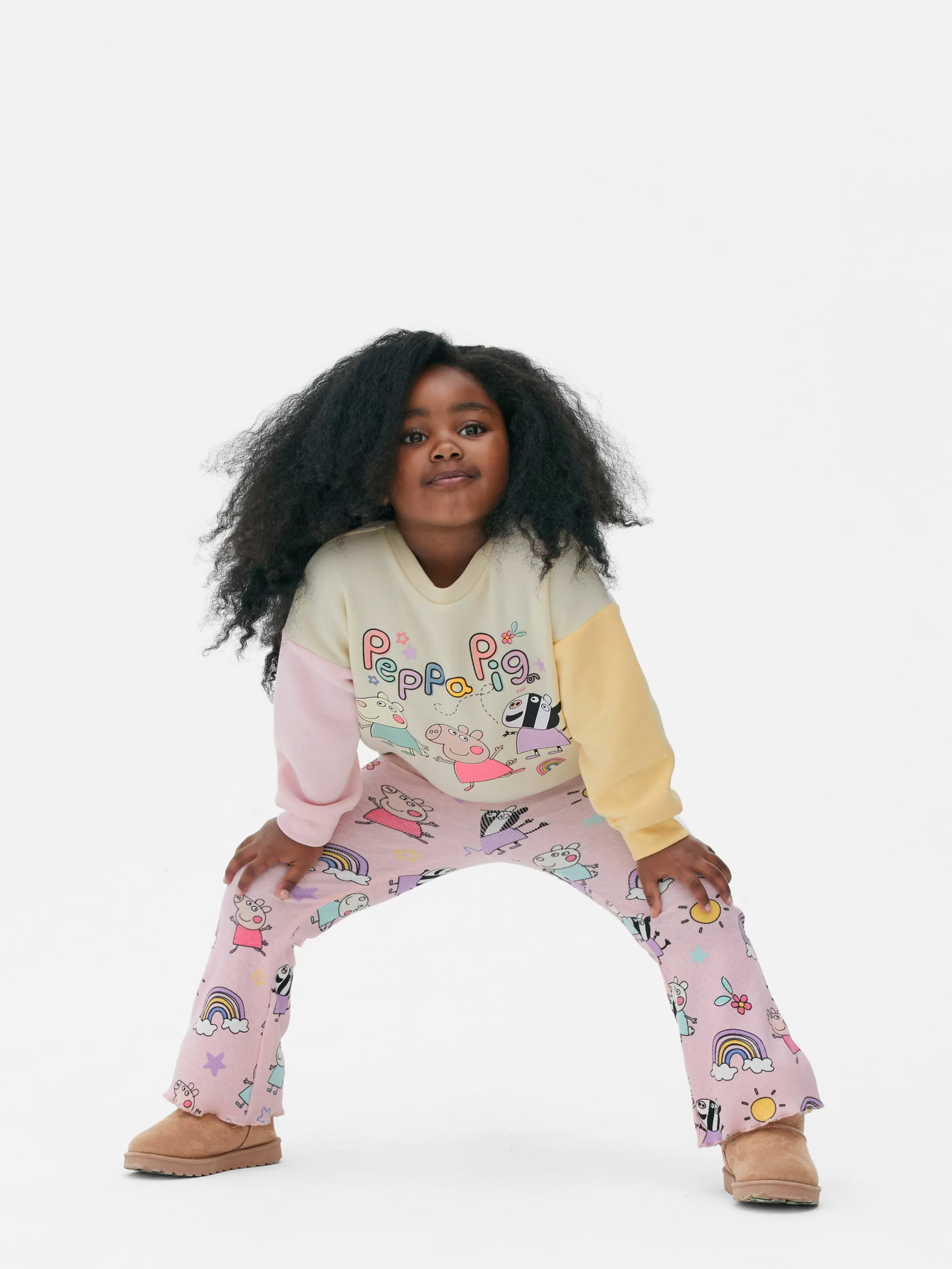 Niños Primark Conjuntos Y Sets | Set De Sudadera Y Leggings Acampanados De Peppa Pig