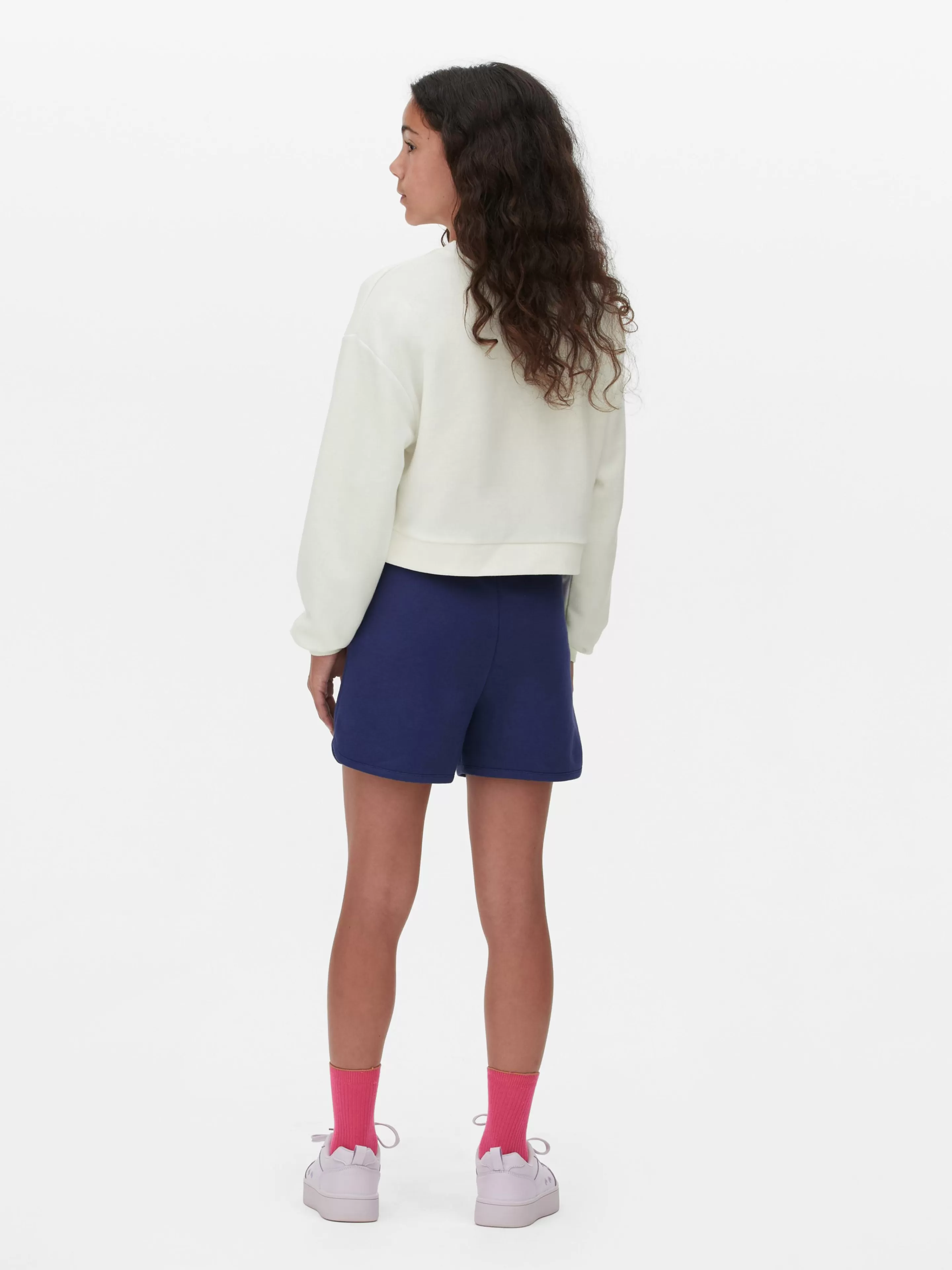 Niños Primark Sudaderas Con Y Sin Capucha | Conjuntos Y Sets | Set De Sudadera Y Pantalón Corto De Stitch De Disney