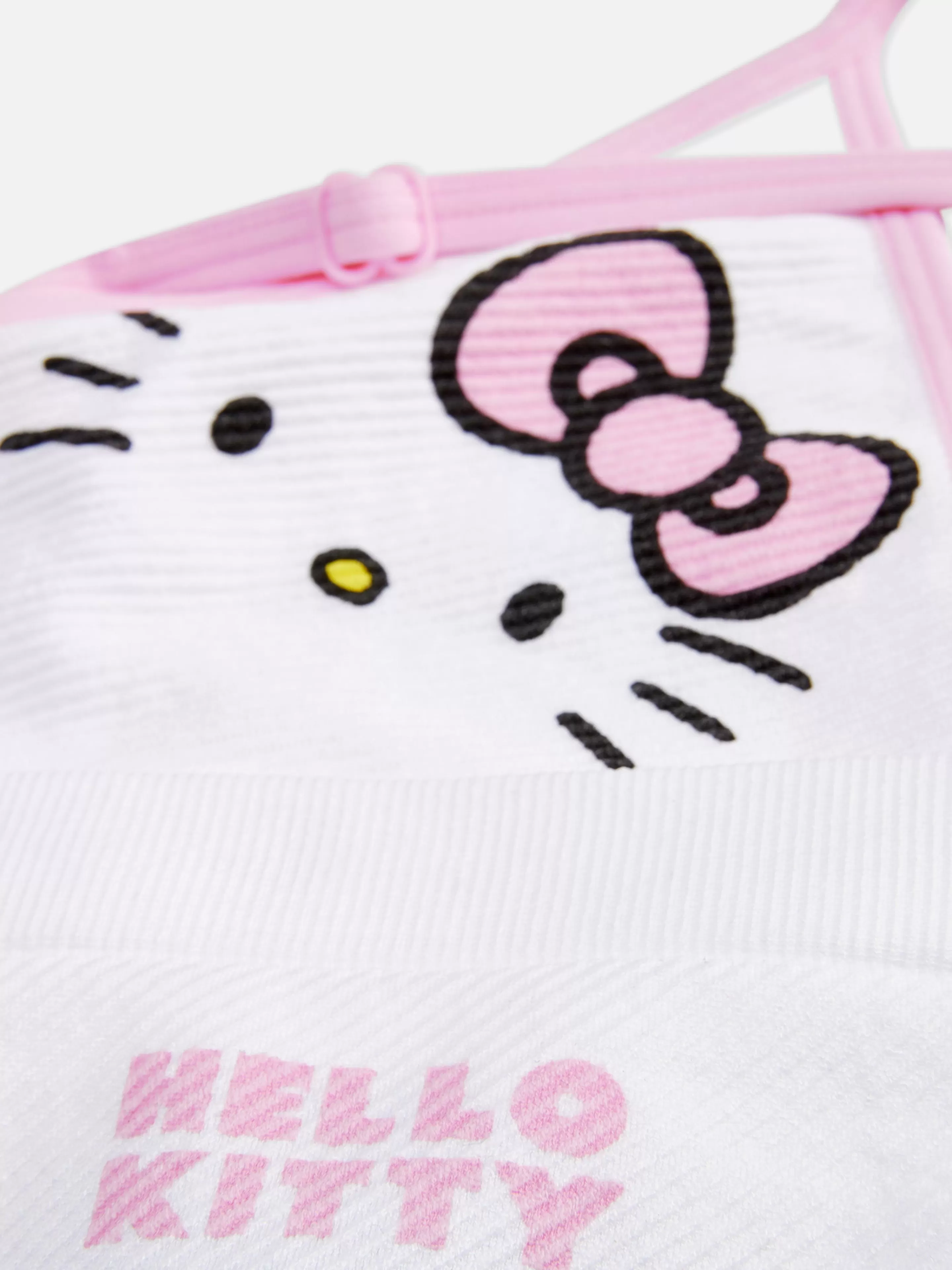 Mujer Primark Sets De Lencería | Set De Tanga Y Bralette Sin Costuras De Hello Kitty