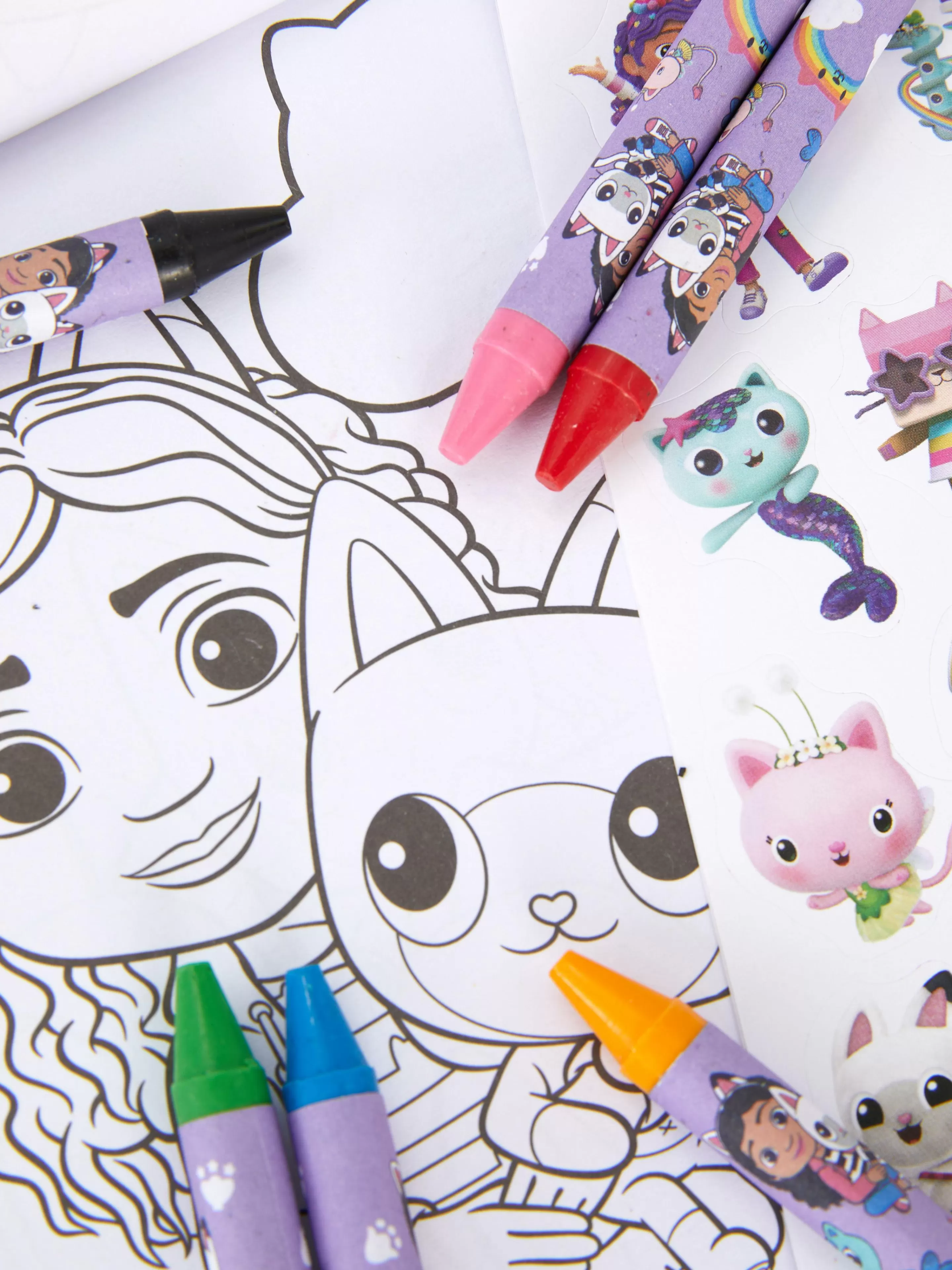 Niños Primark Manualidades | Set Para Colorear De La Casa De Muñecas De Gabby