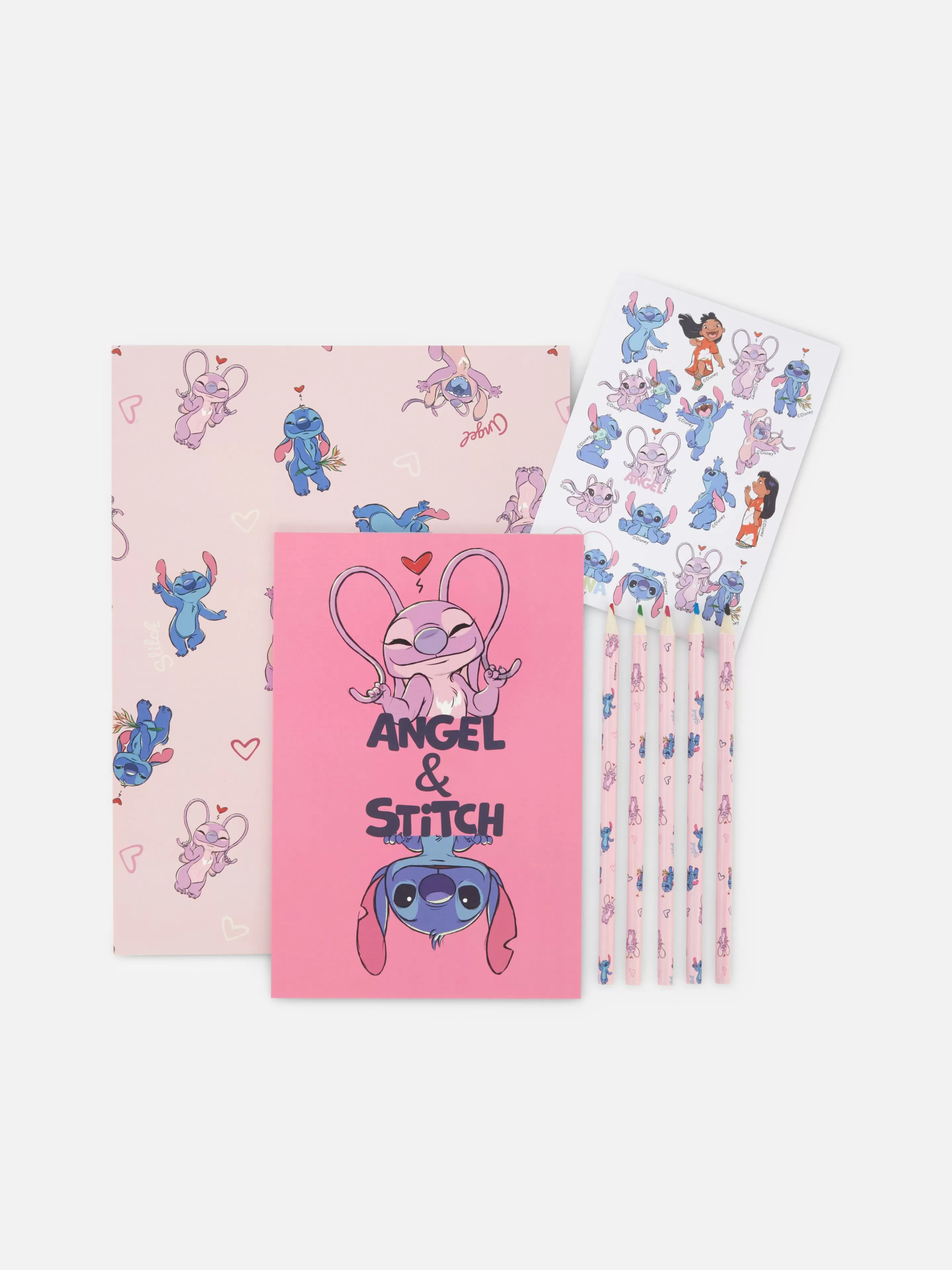 Niños Primark Manualidades | Set Para Colorear De Stitch Y Ángel De Disney