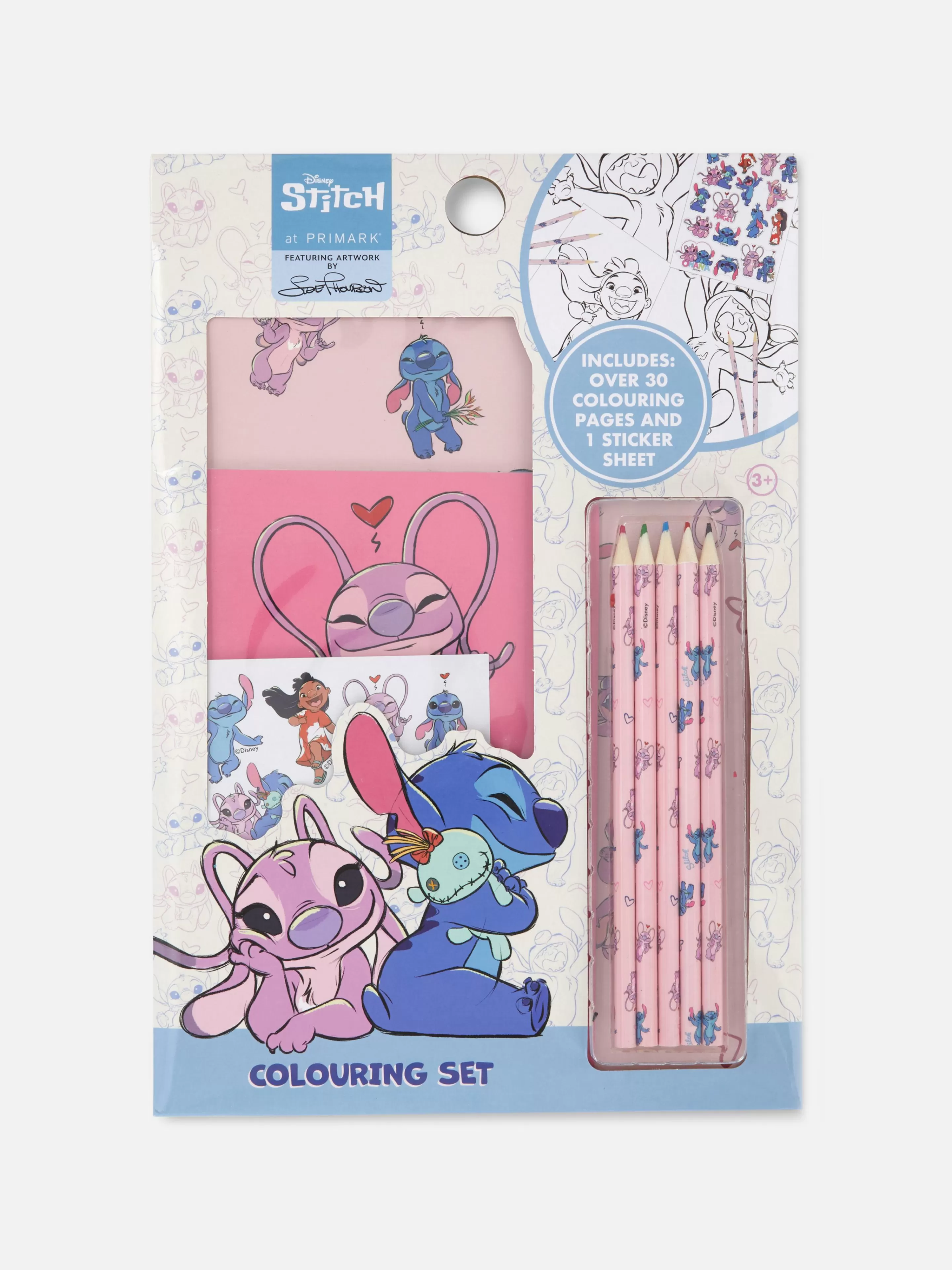 Niños Primark Manualidades | Set Para Colorear De Stitch Y Ángel De Disney