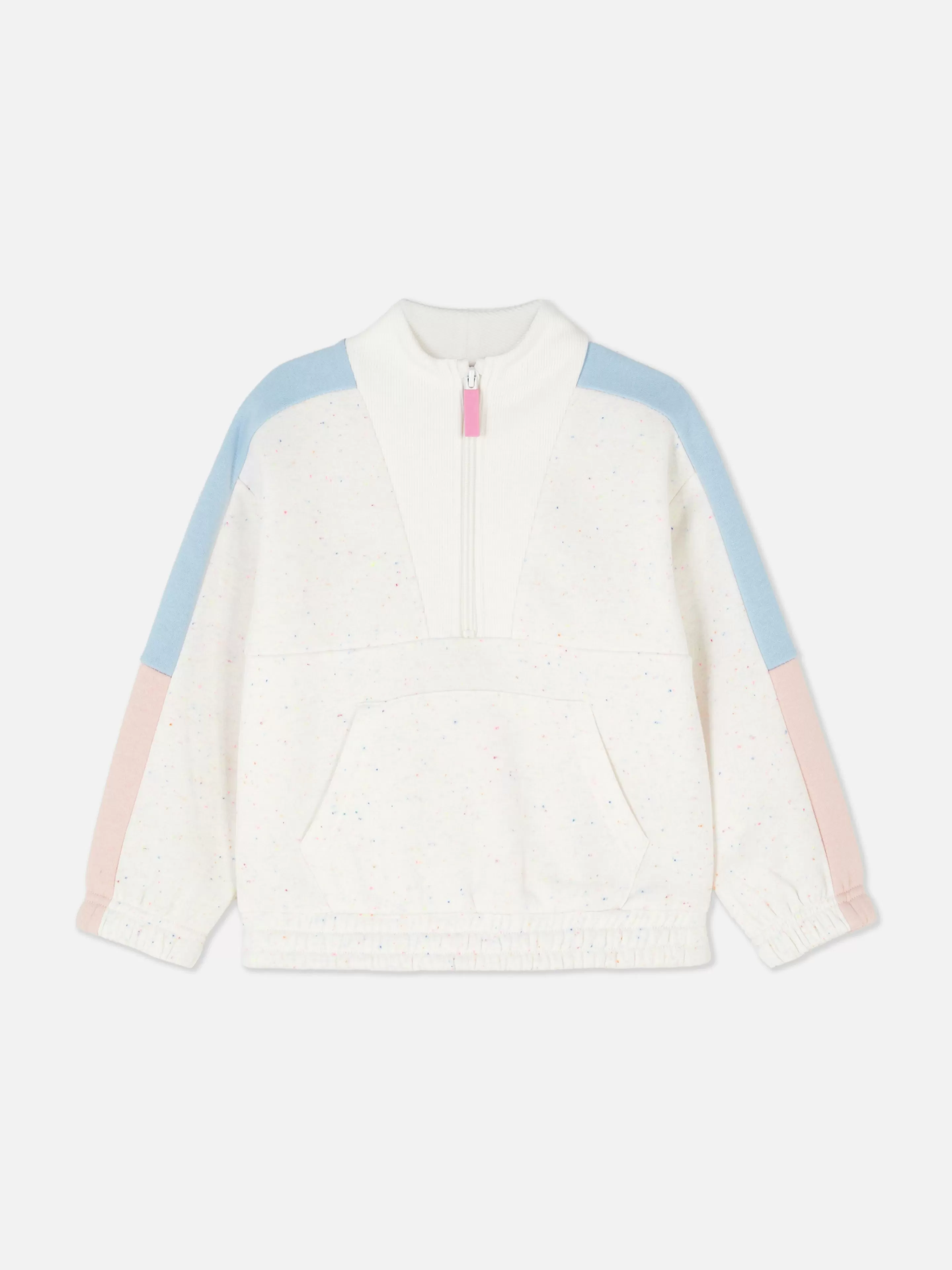 Niños Primark Sudaderas Con Y Sin Capucha | Sudadera Bicolor Con Media Cremallera