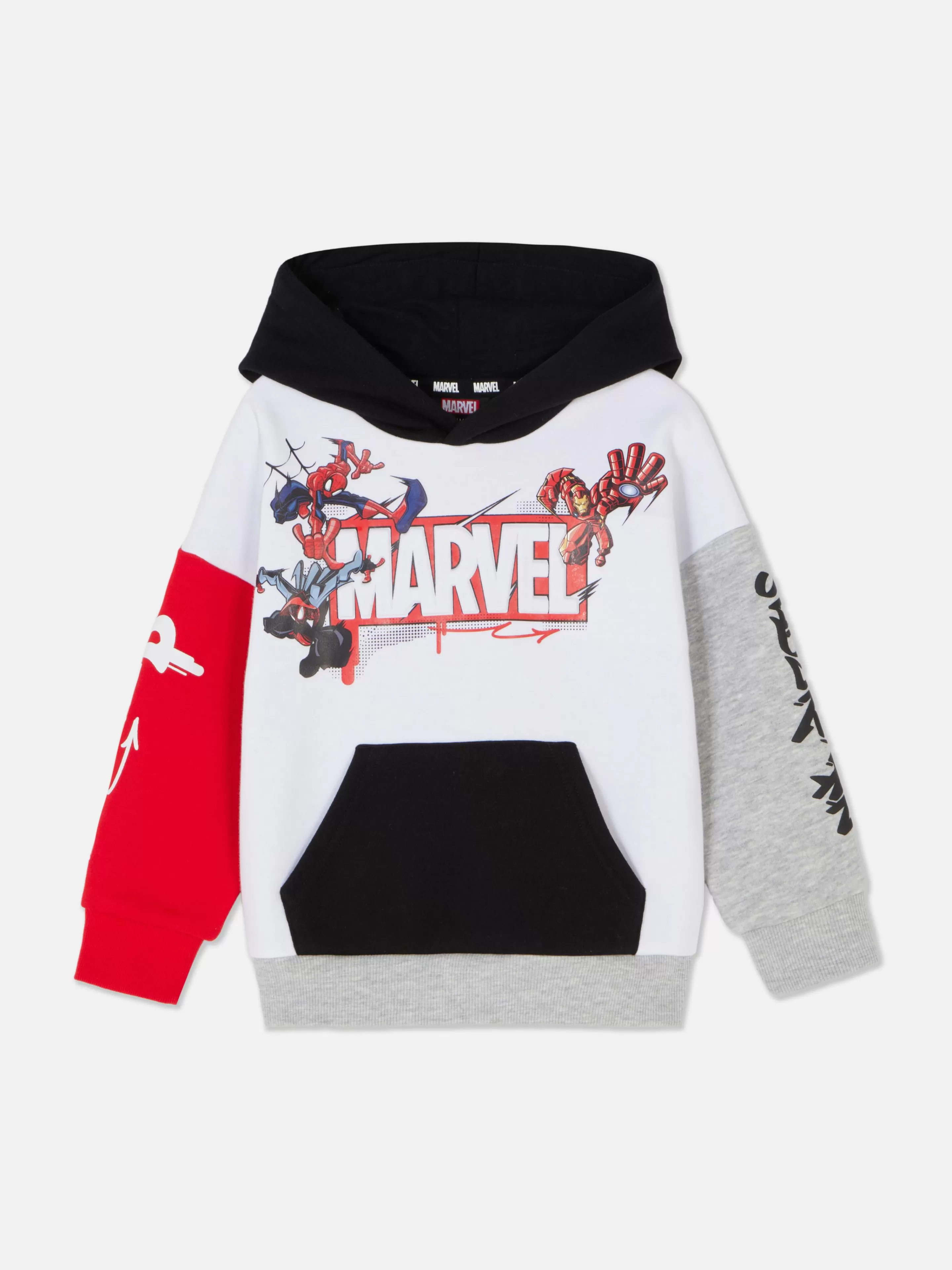 Niños Primark Sudaderas Con Y Sin Capucha | Sudadera Con Capucha Bicolor De Los Vengadores