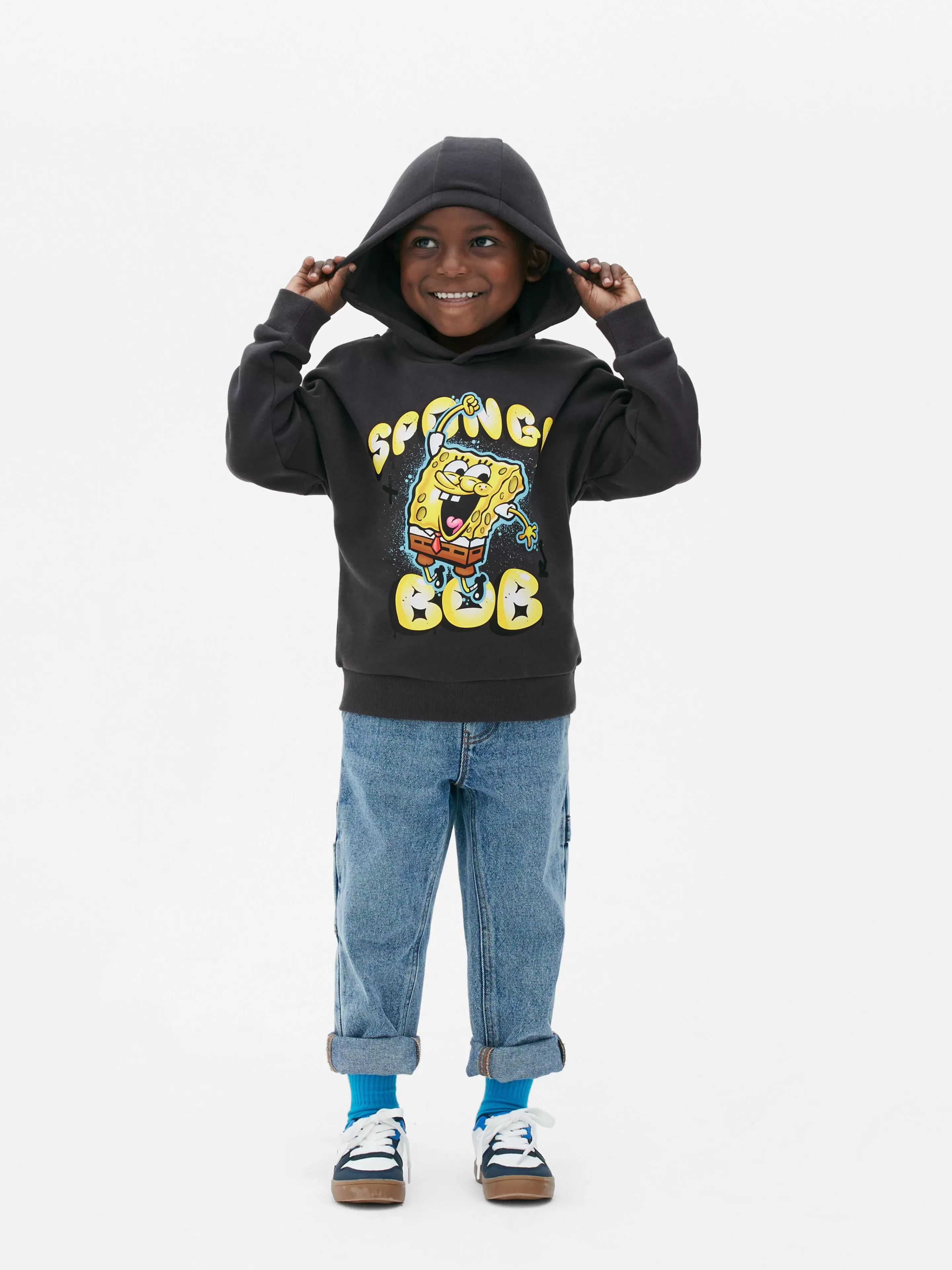 Niños Primark Sudaderas Con Y Sin Capucha | Sudadera Con Capucha De Bob Esponja Para Niños