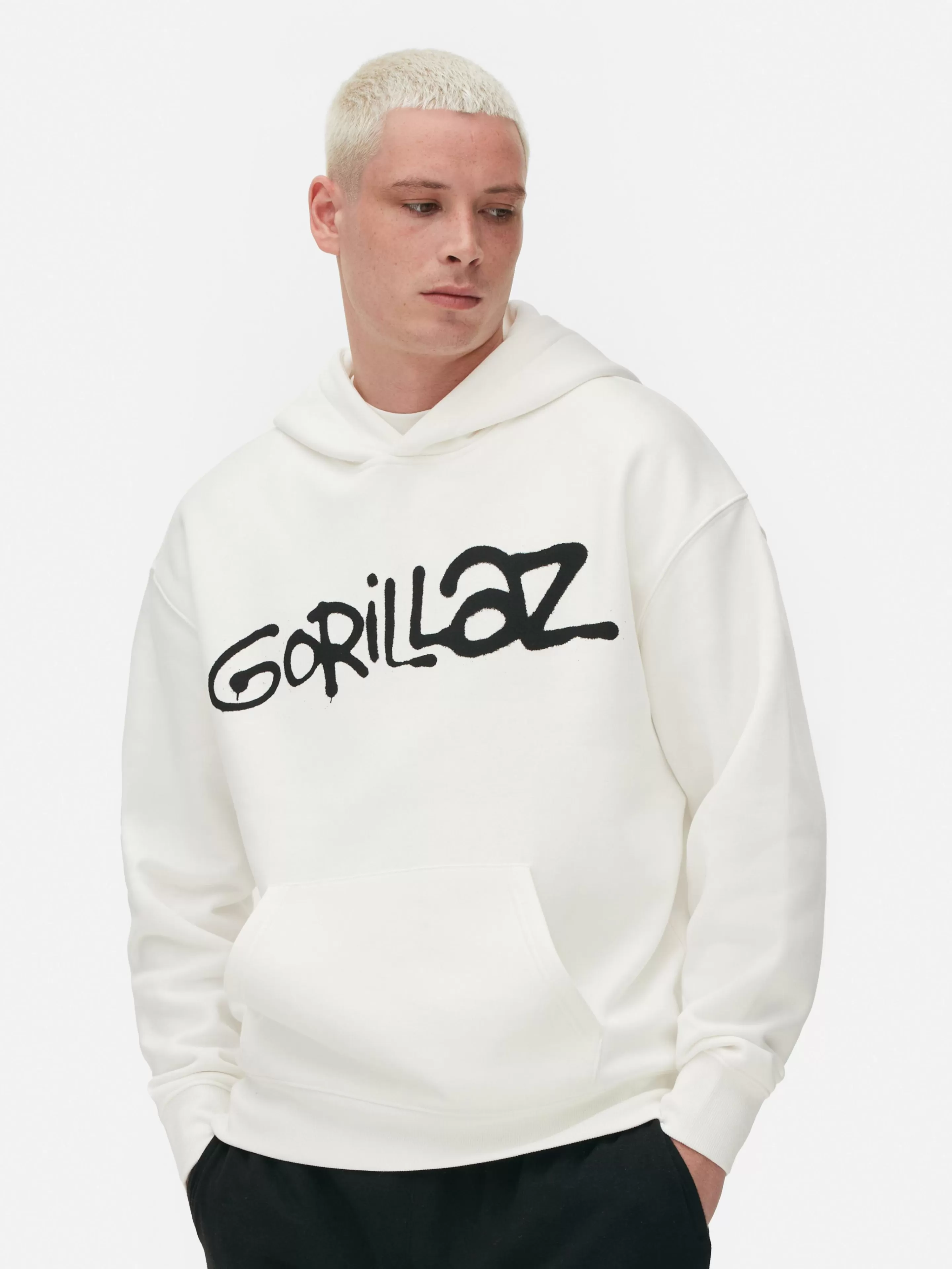 Hombre Primark Camisetas Y Sudaderas Con Estampado Gráfico | Sudaderas Con Y Sin Capucha | Sudadera Con Capucha De Camuflaje De Gorillaz