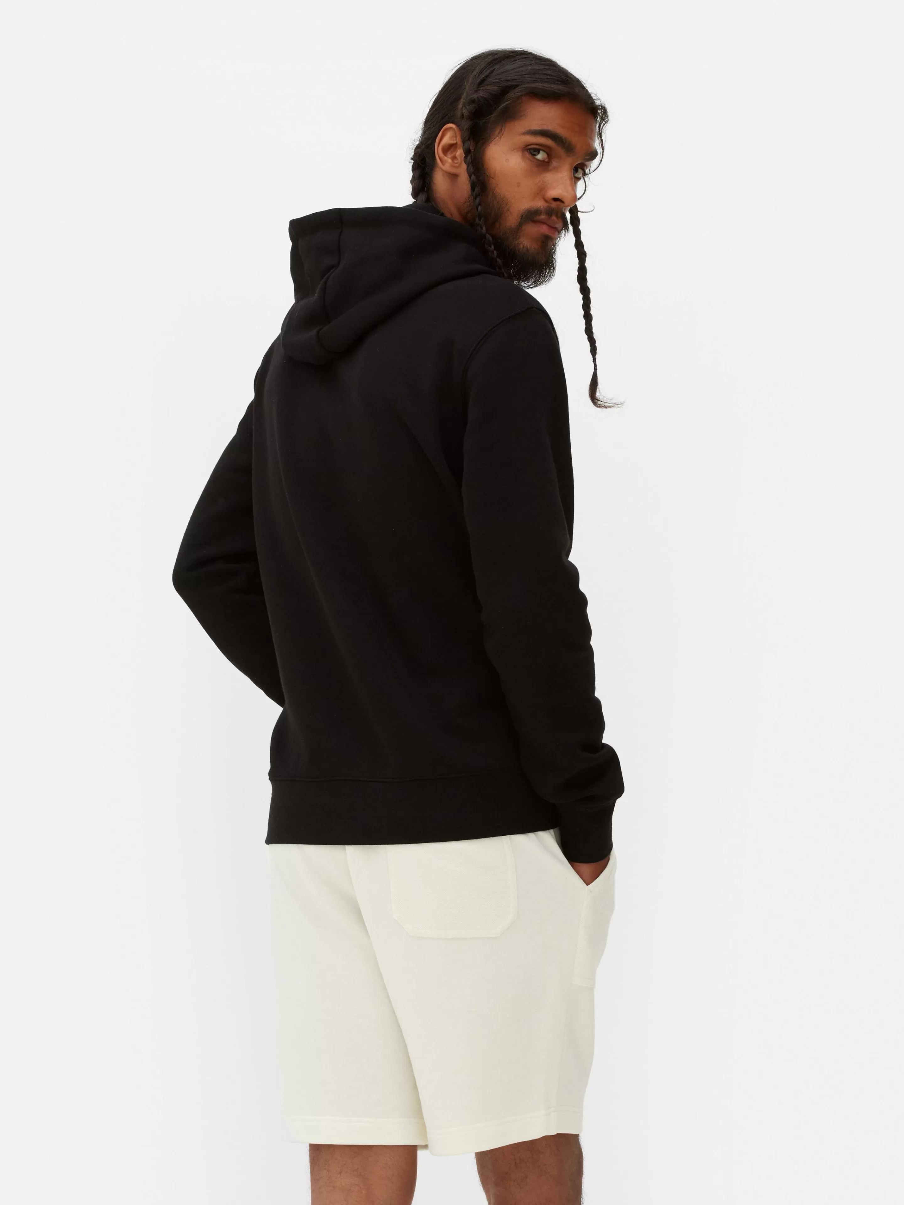 Hombre Primark Sudaderas Con Y Sin Capucha | Sudadera Con Capucha De Corte Recto Essential