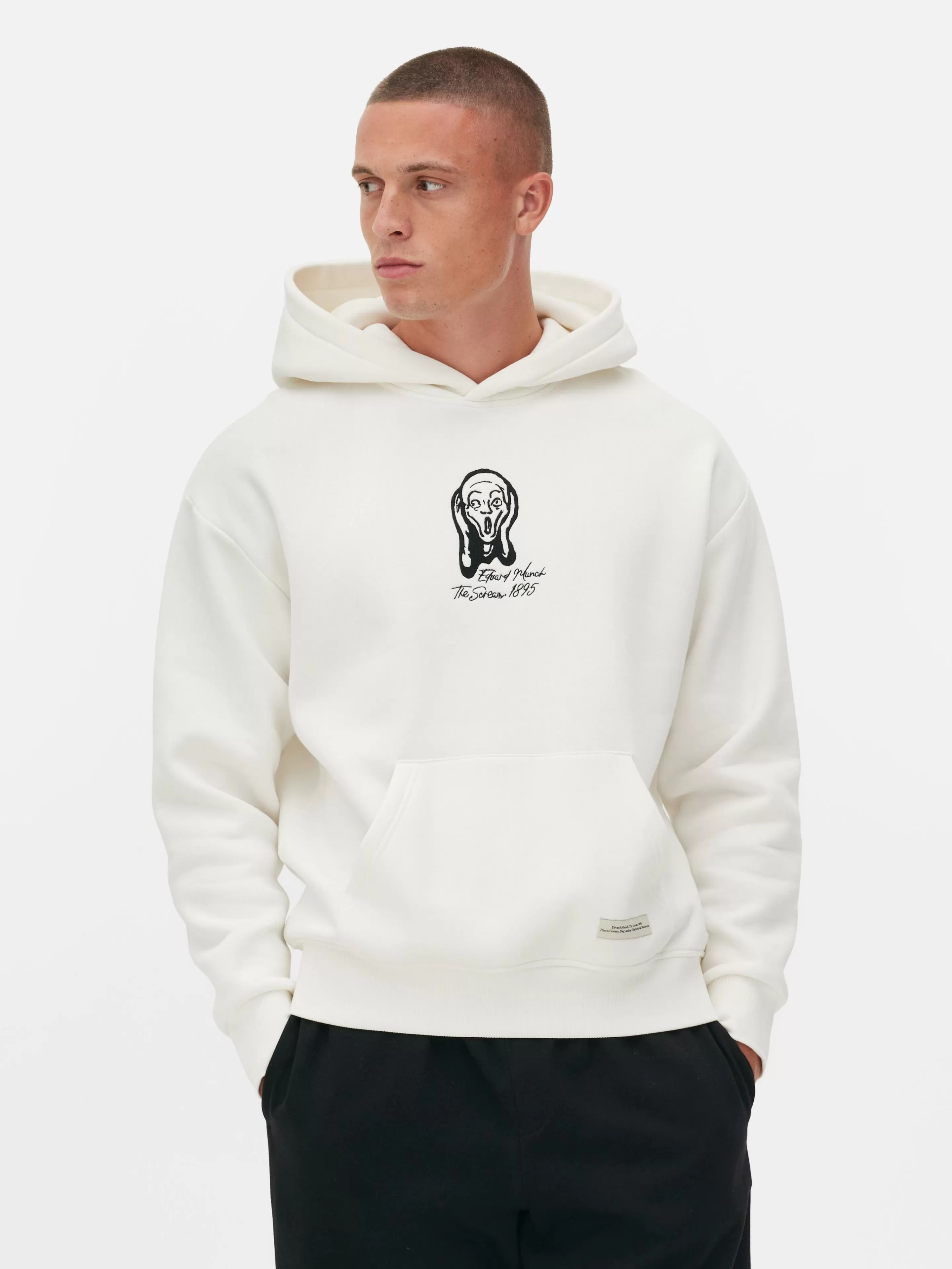 Hombre Primark Camisetas Y Sudaderas Con Estampado Gráfico | Sudaderas Con Y Sin Capucha | Sudadera Con Capucha De El Grito De Edvard Munch