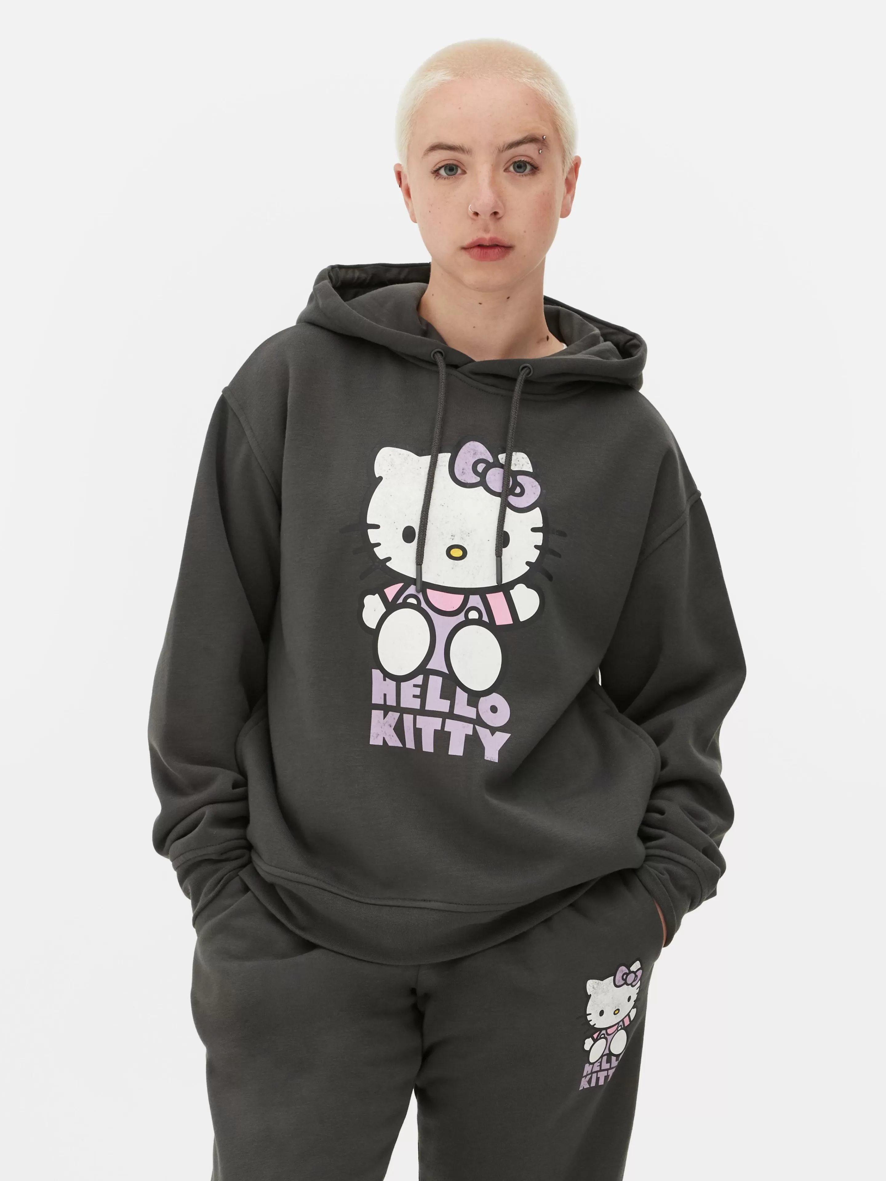 Mujer Primark Sudaderas Con Y Sin Capucha | Sudadera Con Capucha De Hello Kitty Combinable