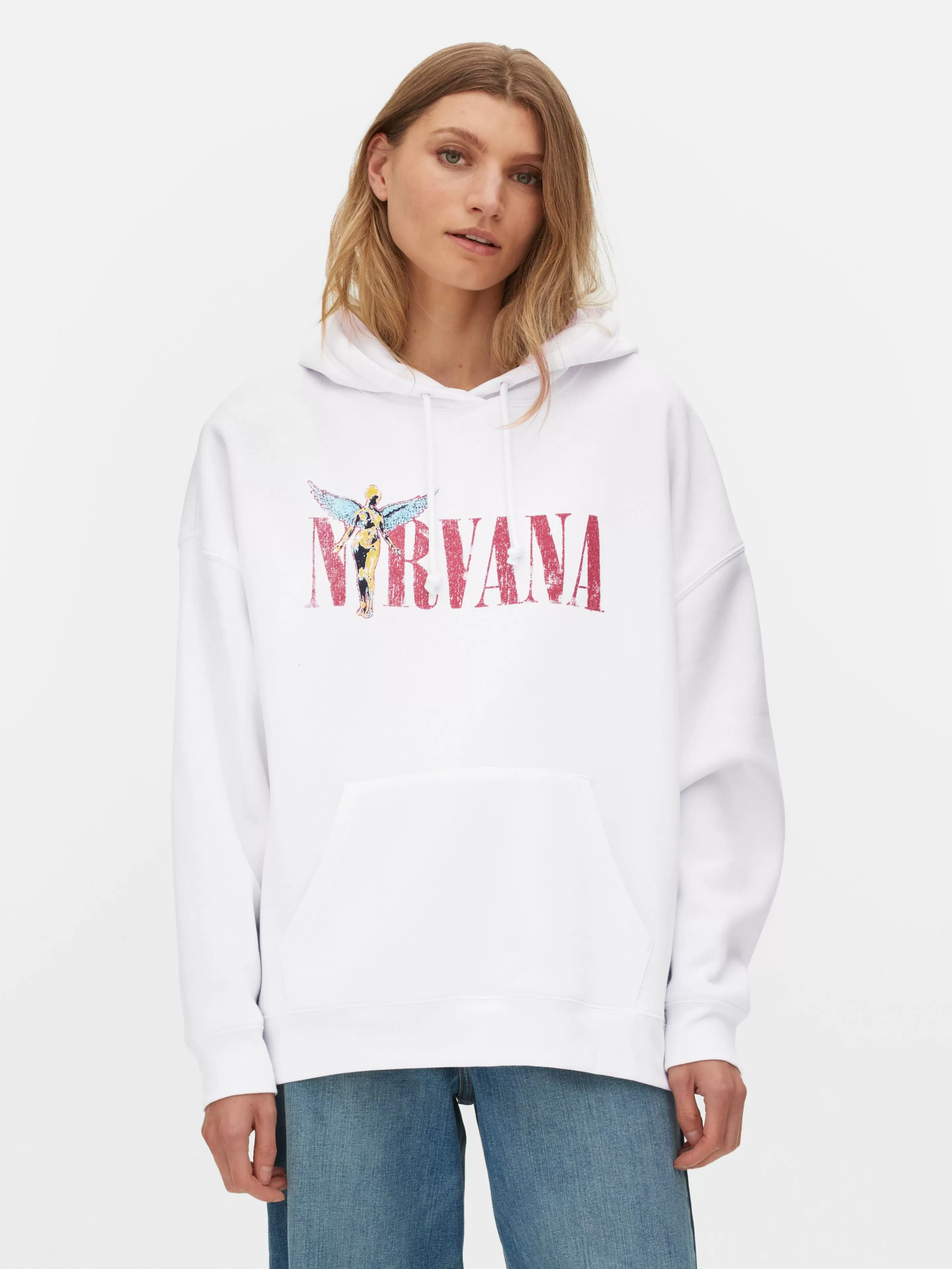 Mujer Primark Sudaderas Con Y Sin Capucha | Sudadera Con Capucha De Nirvana