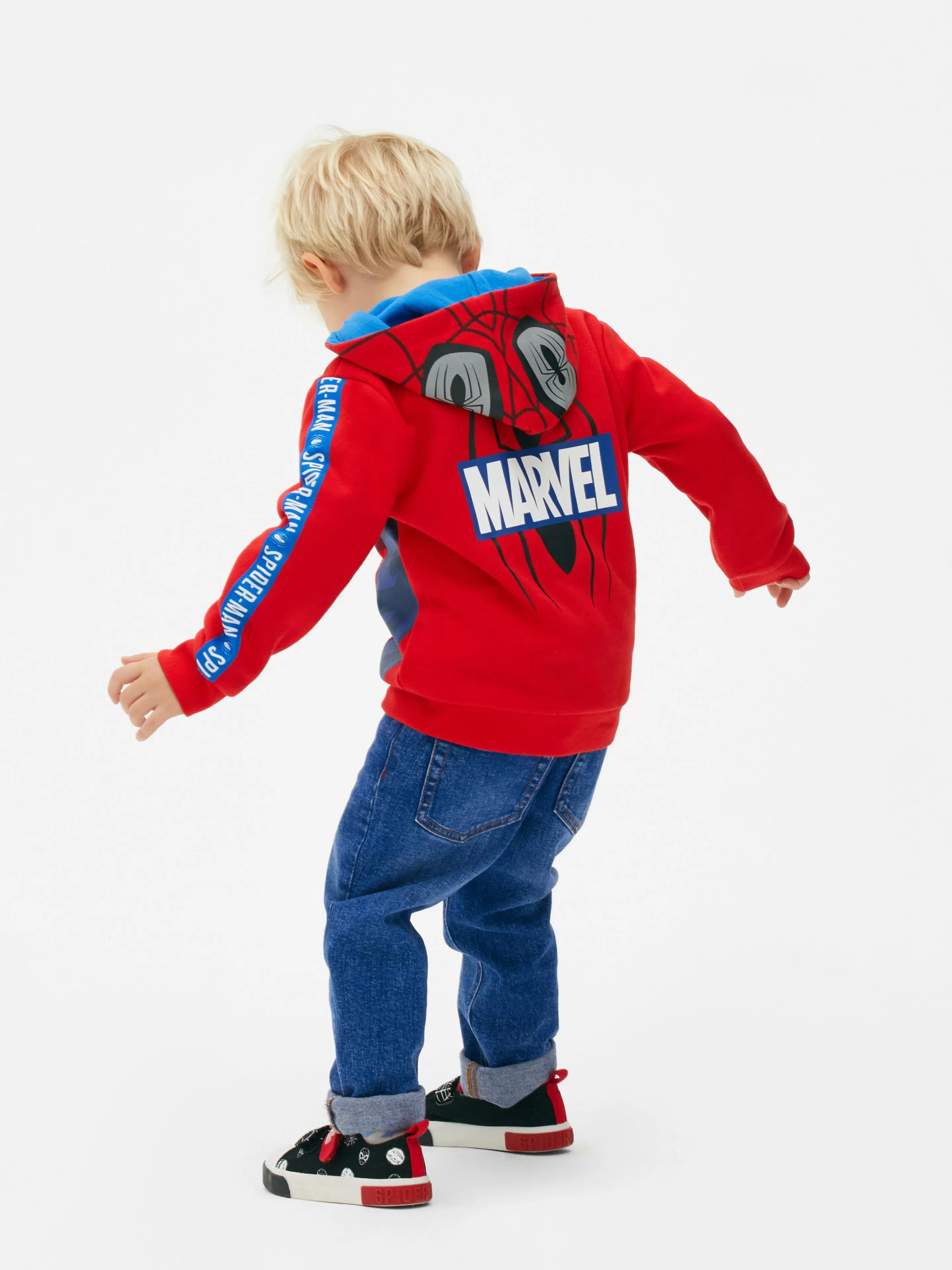 Niños Primark Disfraces | Sudaderas Con Y Sin Capucha | Sudadera Con Capucha De Spider-Man De Marvel