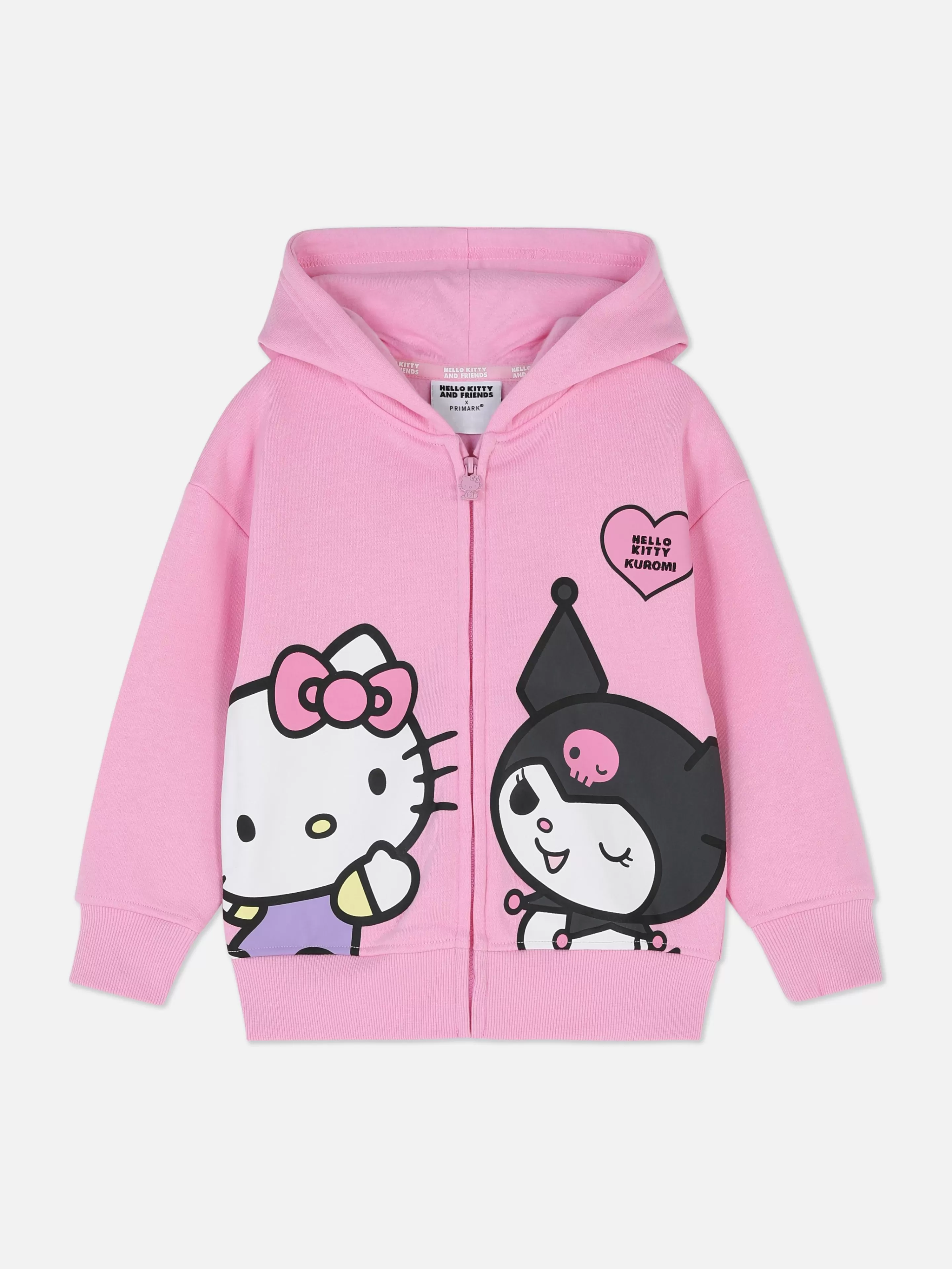 Niños Primark Sudaderas Con Y Sin Capucha | Sudadera Con Capucha Y Cremallera De Hello Kitty