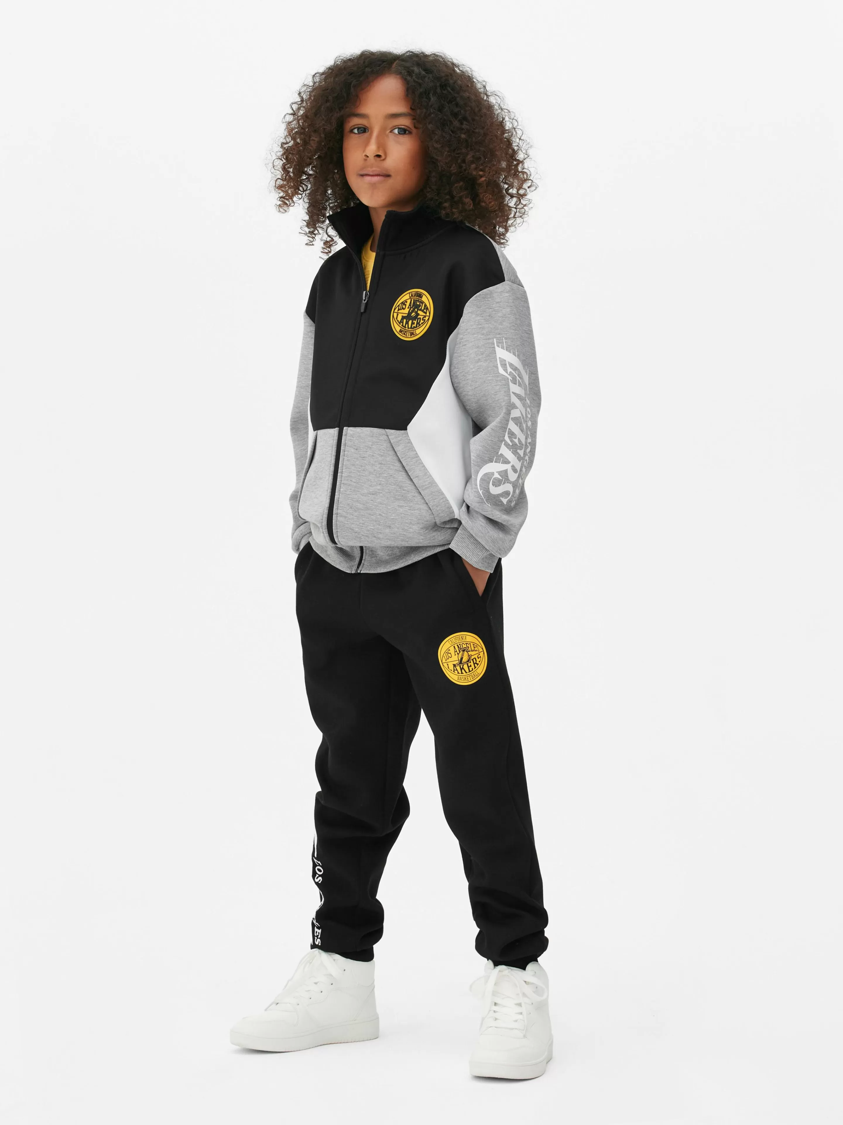 Niños Primark Sudaderas Con Y Sin Capucha | Sudadera Con Cremallera De Los Angeles Lakers