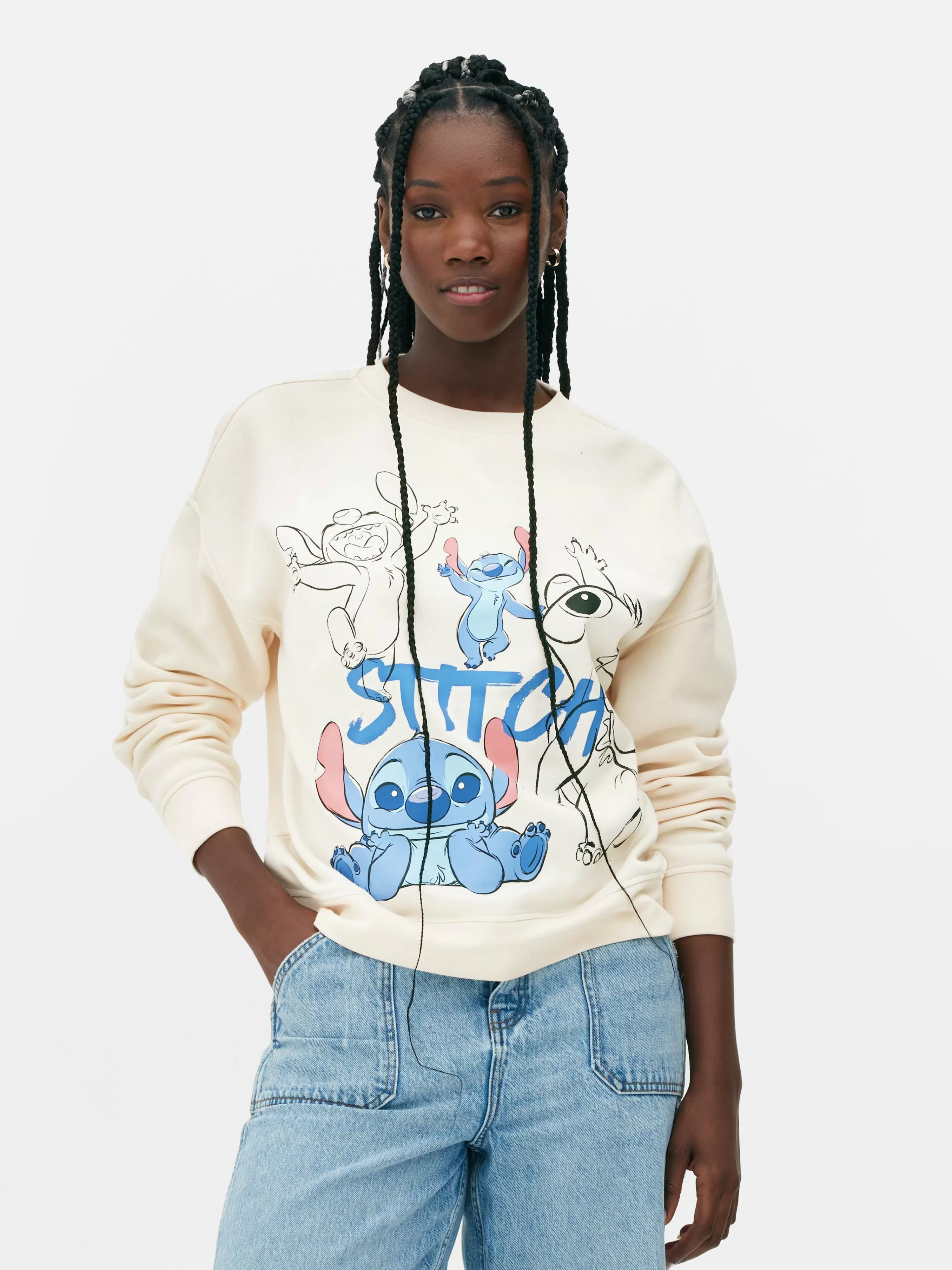 Mujer Primark Sudaderas Con Y Sin Capucha | Sudadera Con Estampado Gráfico De Disney