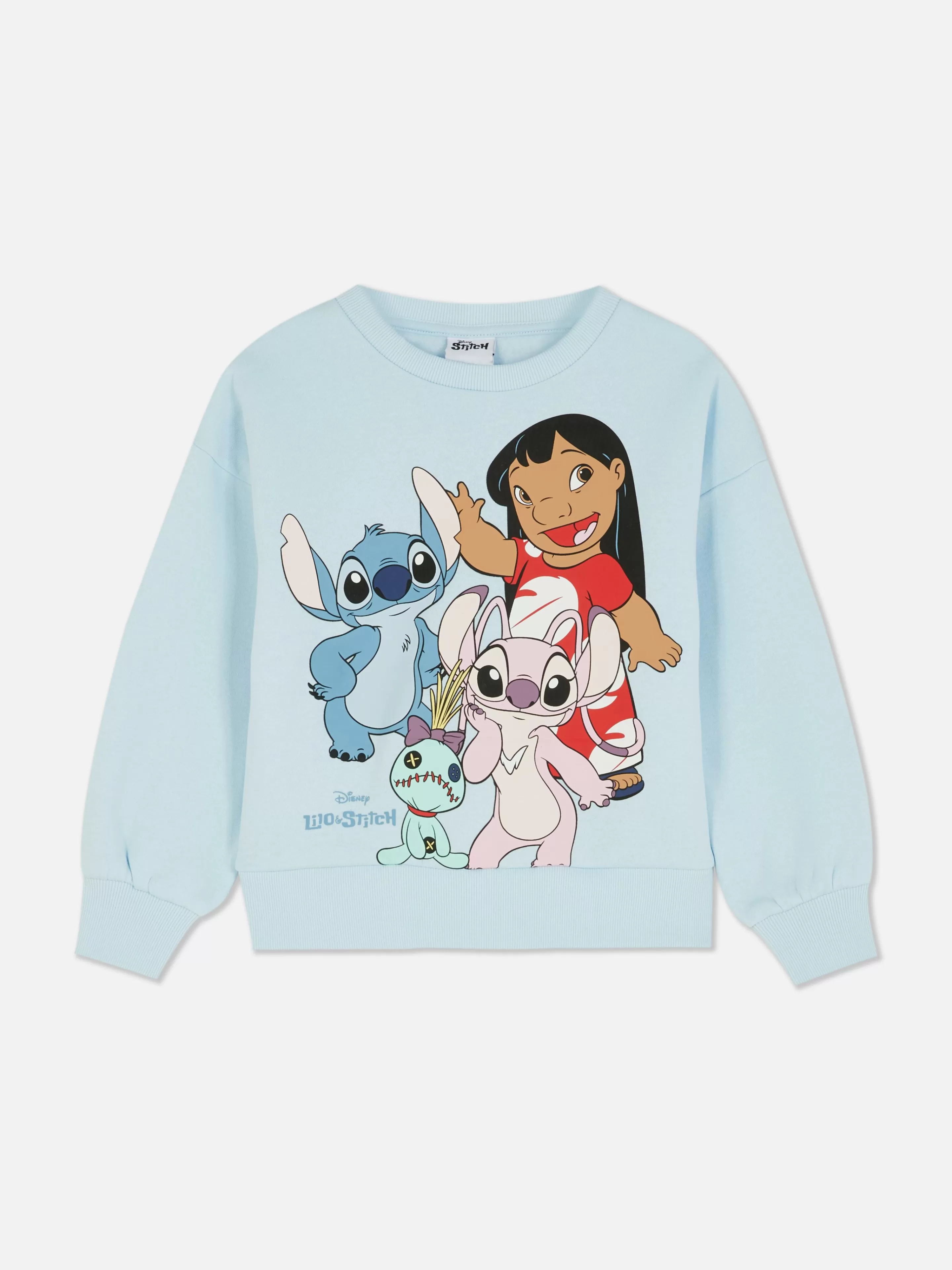 Niños Primark Sudaderas Con Y Sin Capucha | Sudadera De Cuello Redondo De Stitch De Disney