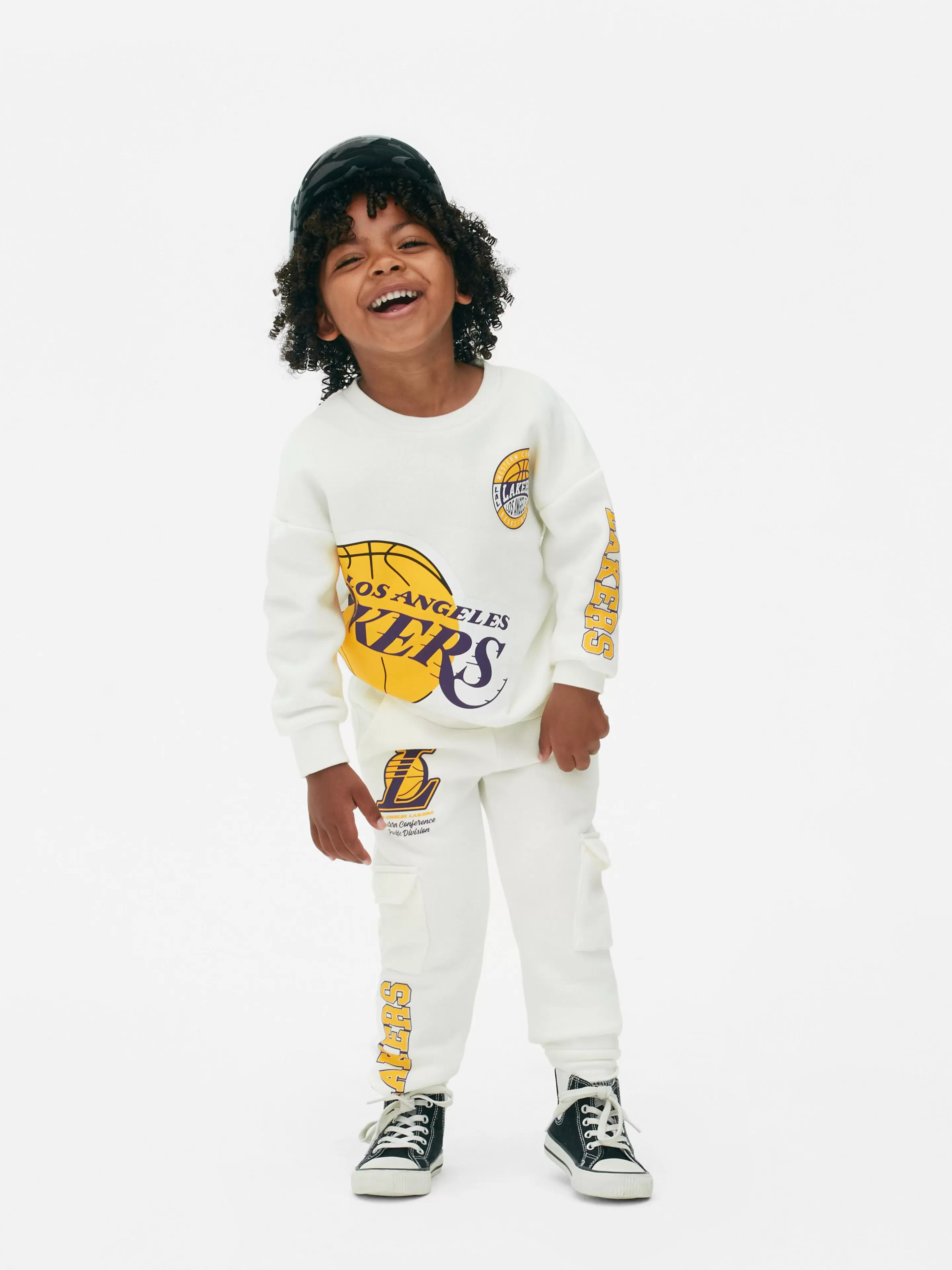 Niños Primark Sudaderas Con Y Sin Capucha | Sudadera De Los Angeles Lakers De La NBA