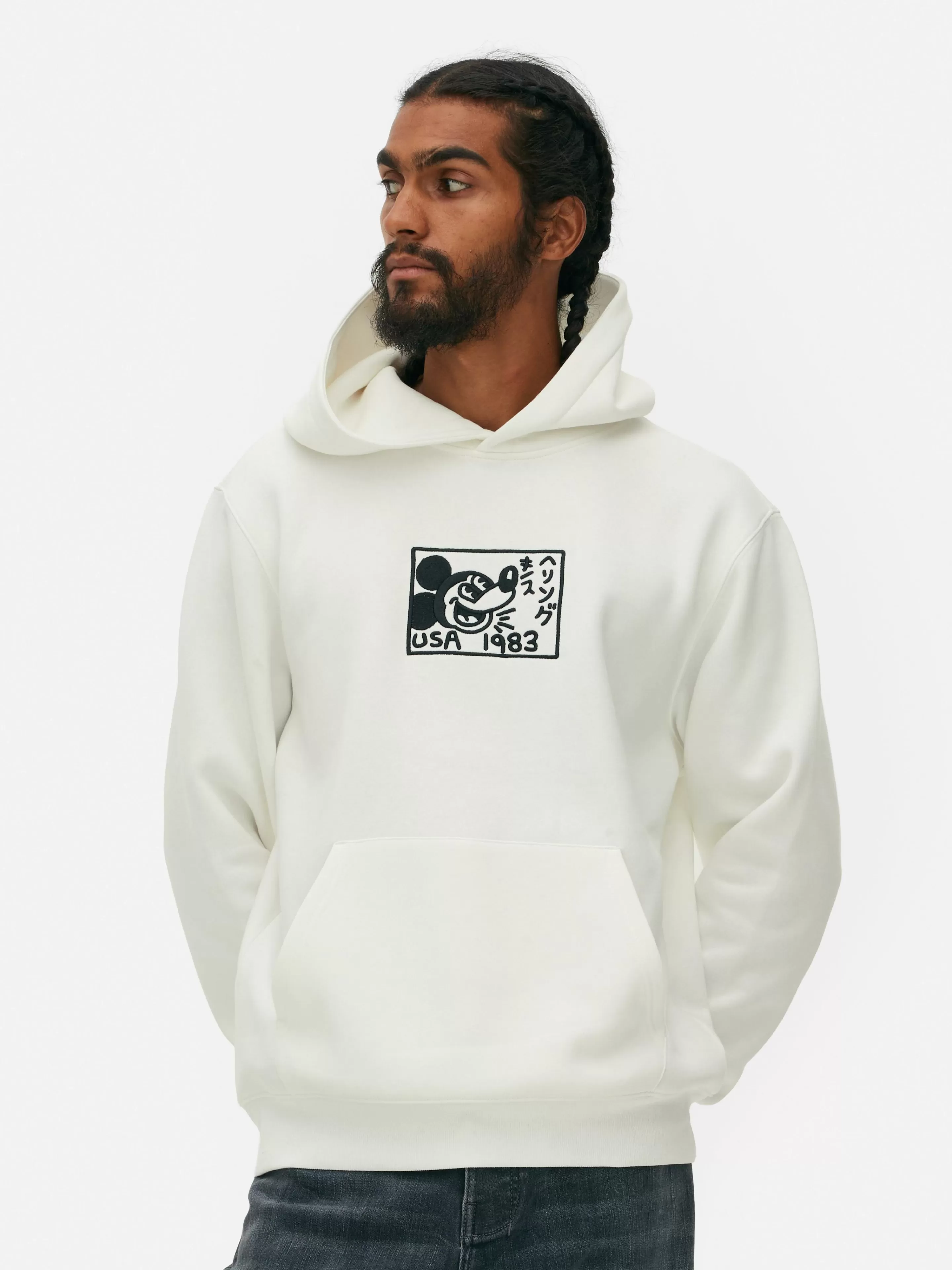 Hombre Primark Camisetas Y Sudaderas Con Estampado Gráfico | Sudaderas Con Y Sin Capucha | Sudadera De Mickey Mouse, Disney, X Keith Haring