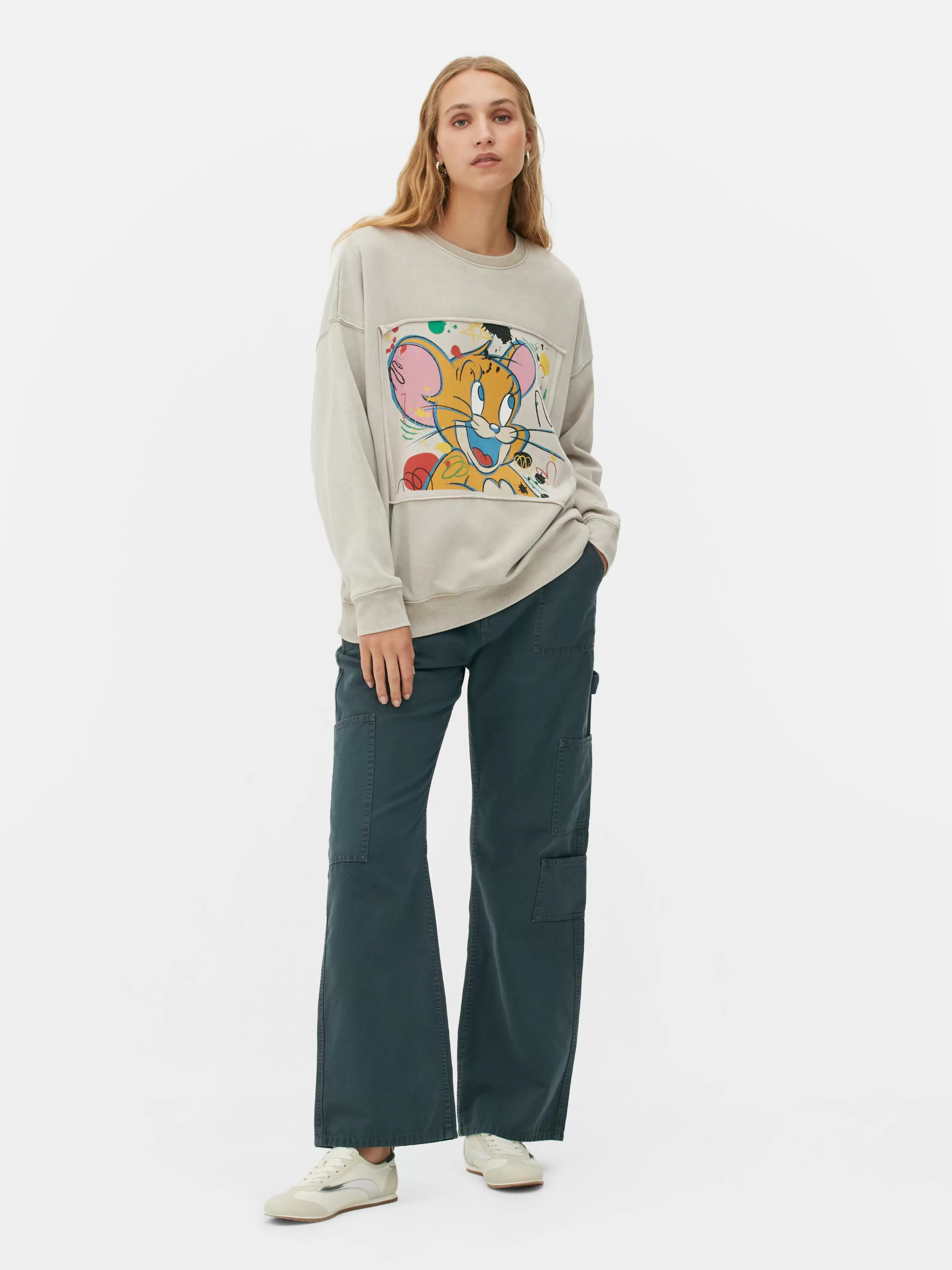 Mujer Primark Sudaderas Con Y Sin Capucha | Sudadera De Tom And Jerry Para Combinar